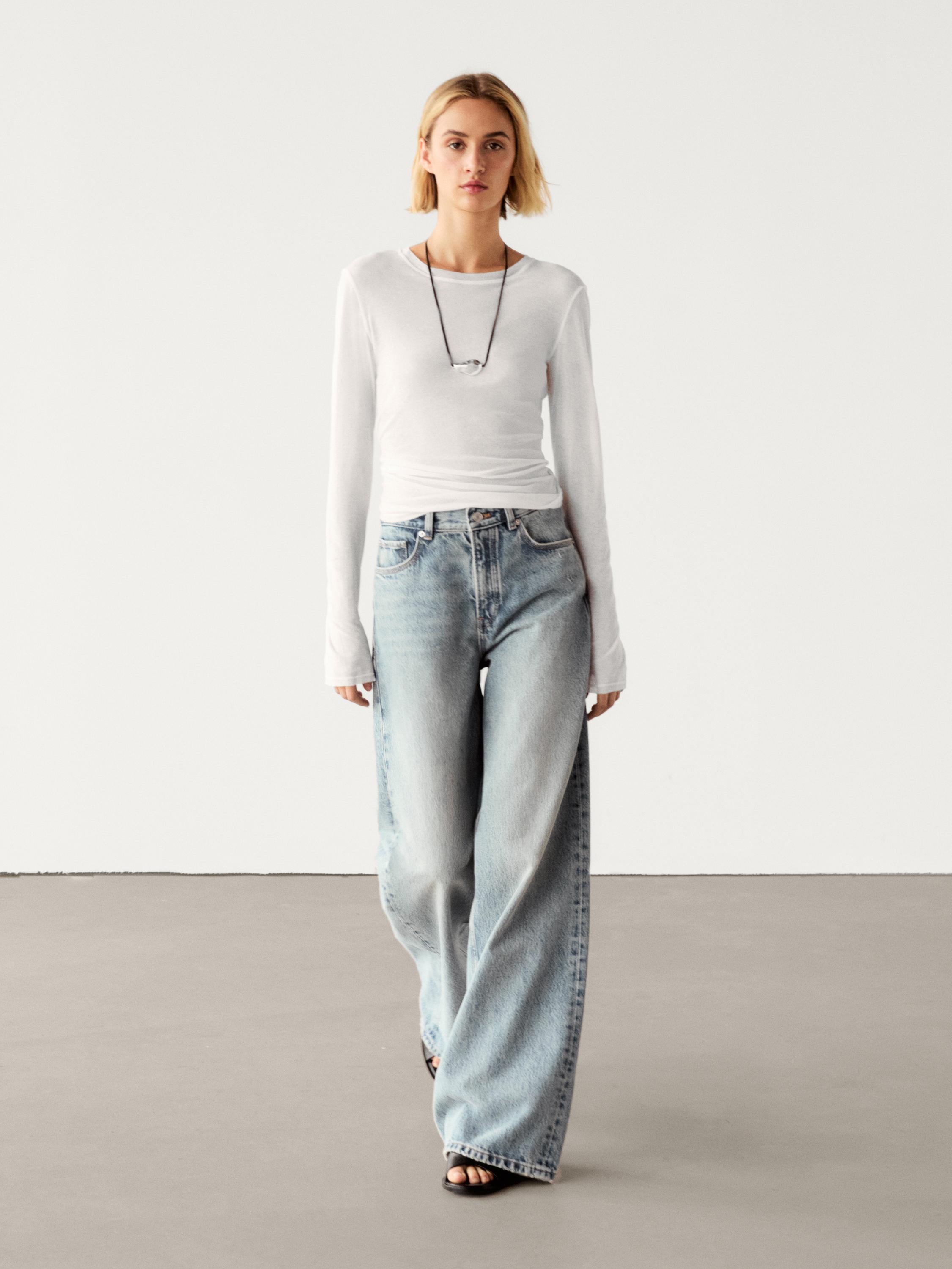 Palazzo trousers for women Massimo Dutti