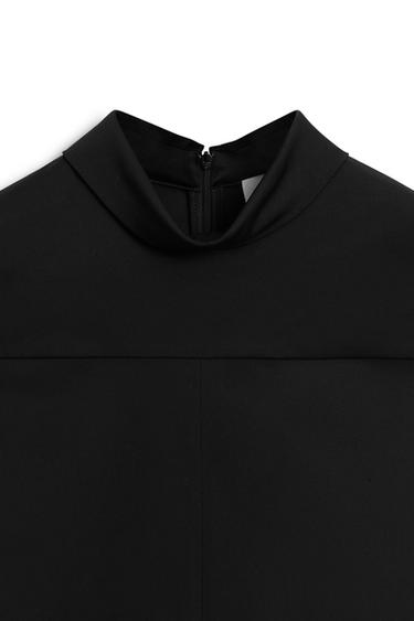 High neck zipper blouse - LIMITED EDITION — BLACK 9