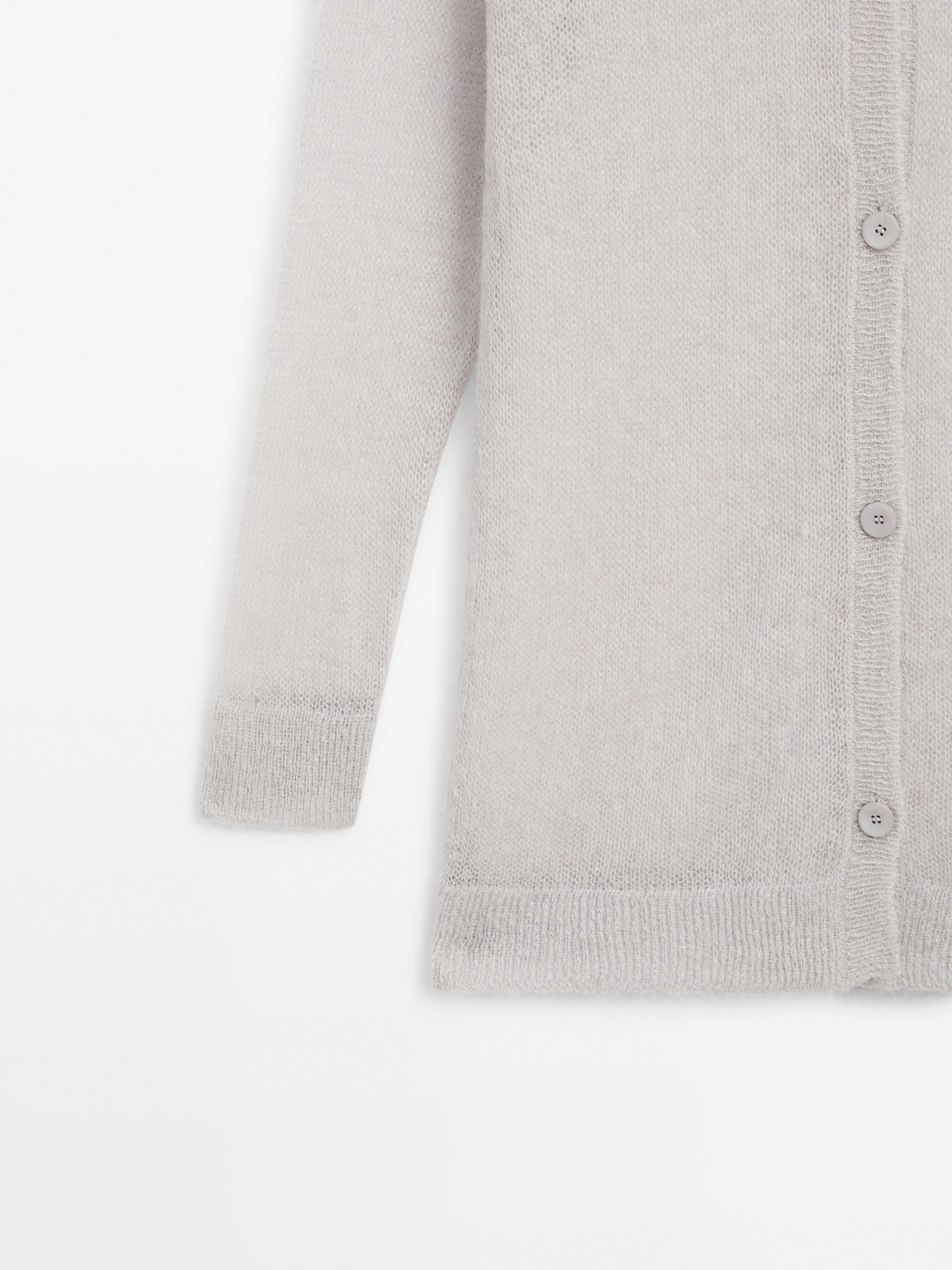 Long cutwork cardigan - Studio