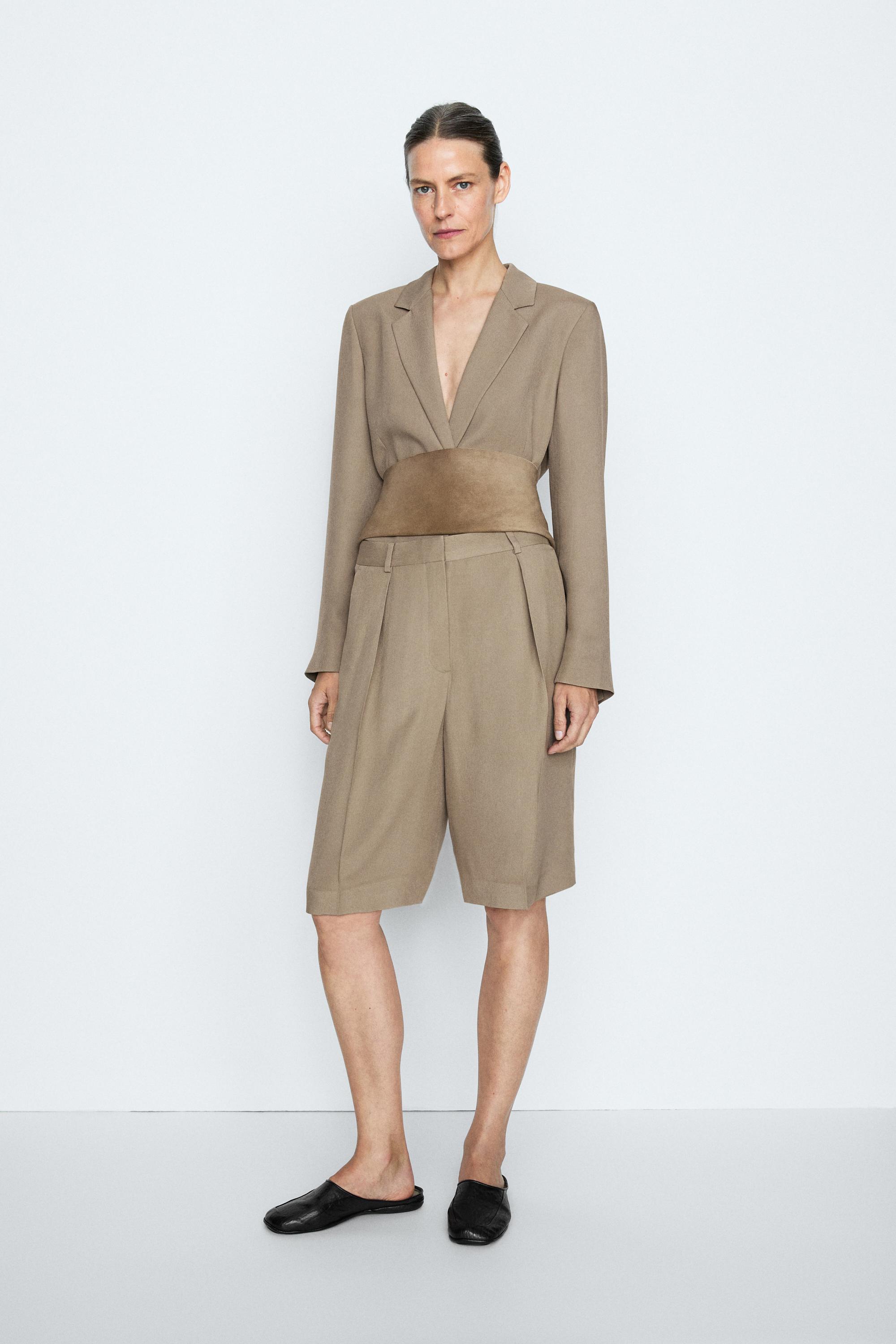 Long darted Bermuda shorts - STUDIO
