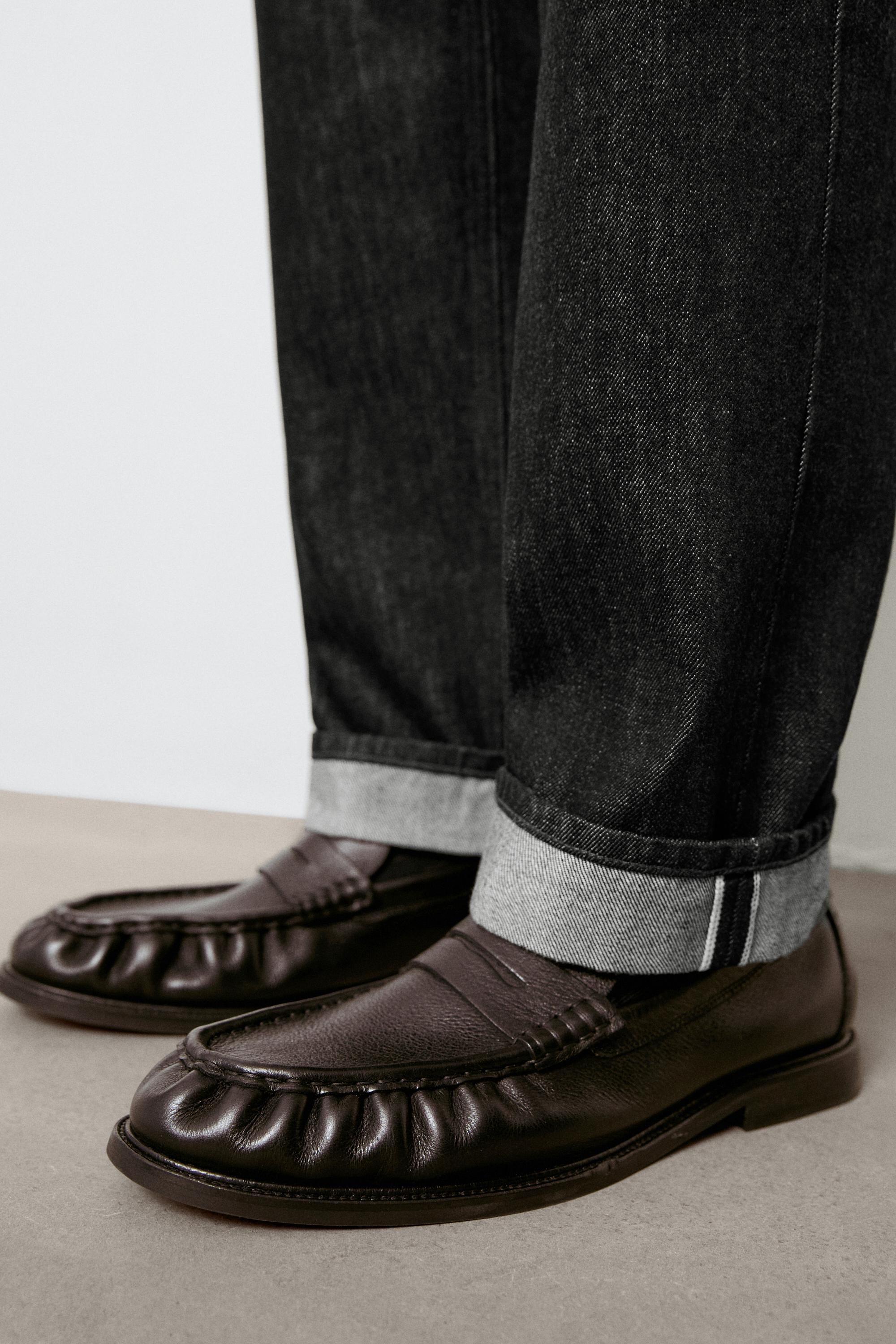 Selvedge fit jeans — BLACK
