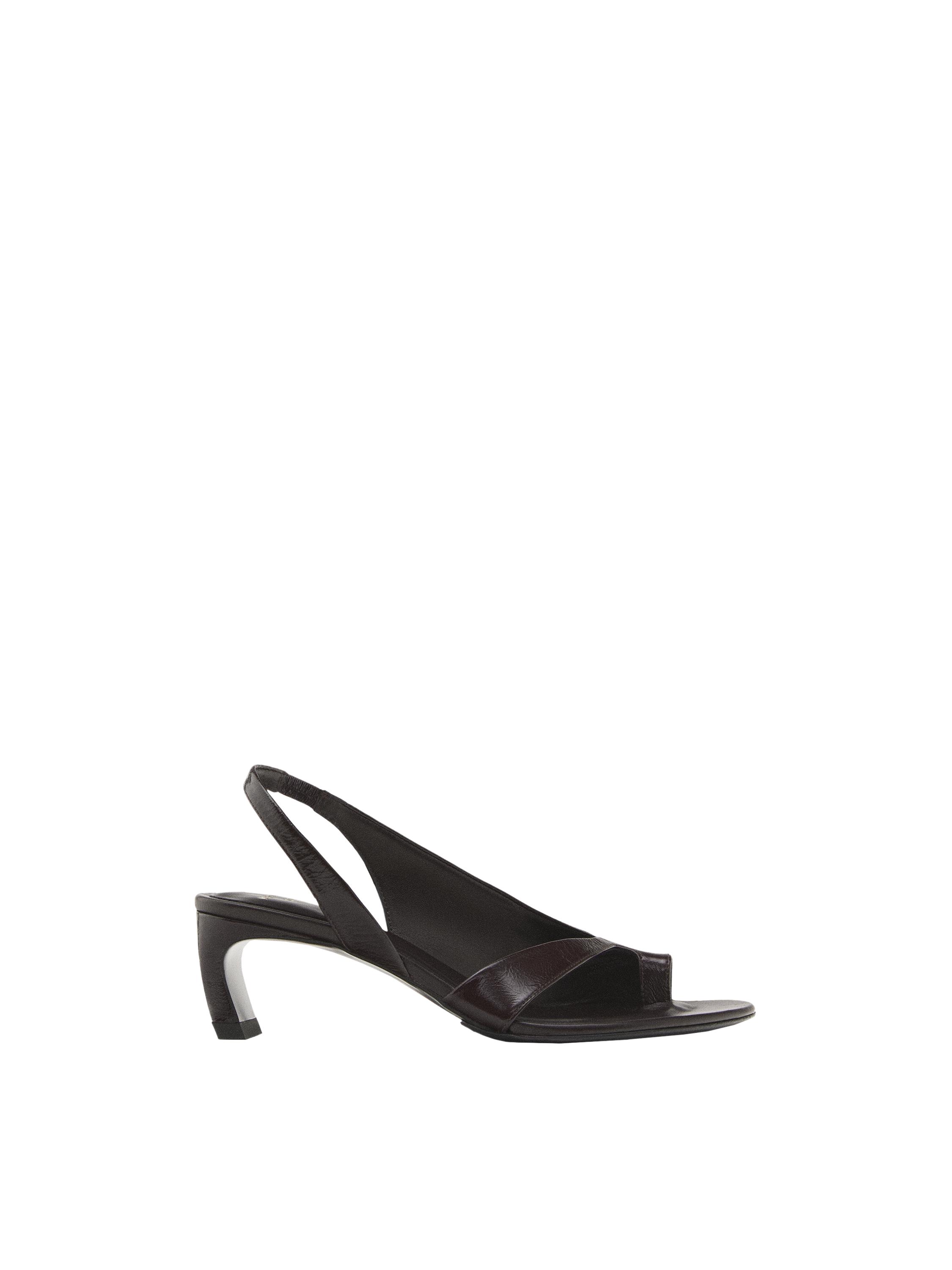 ★ Massimo Dutti★ Toe Divider Heel Sandals 11633650700 Leather sandals with toe divider · Brown · Shoes | Massimo Dutti