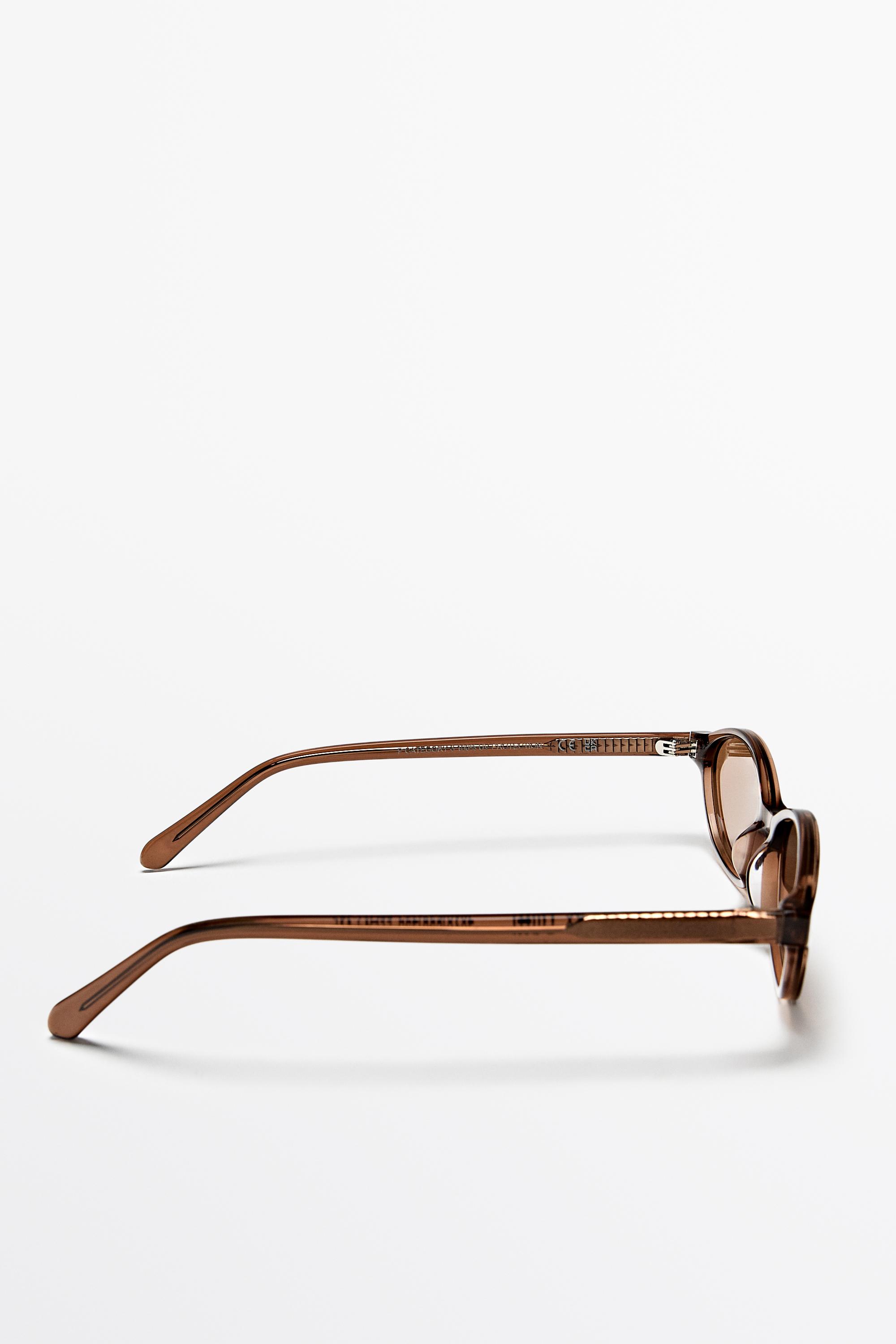 Oval sunglasses — Caramel