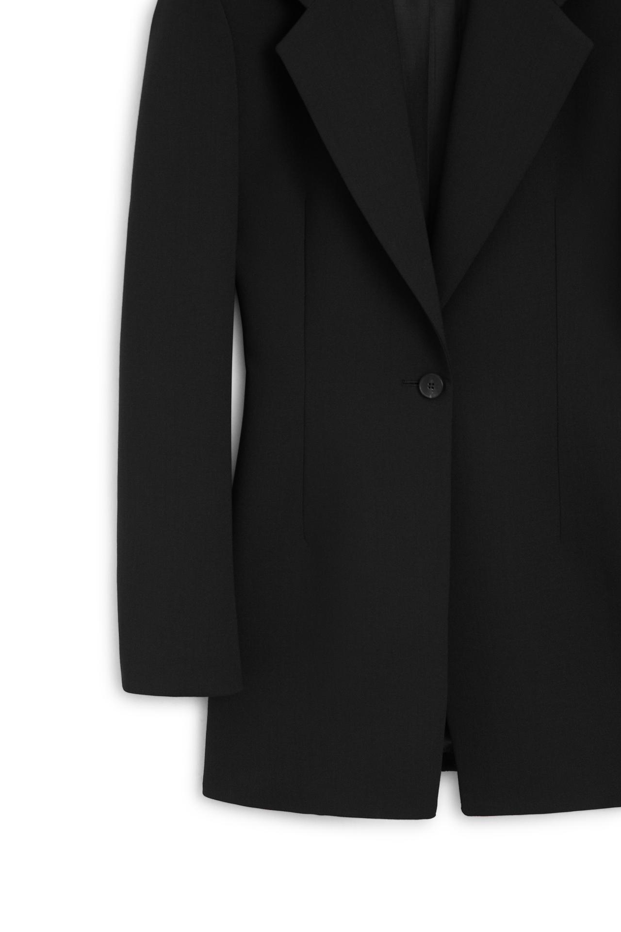 Button detail suit blazer - LIMITED EDITION — BLACK