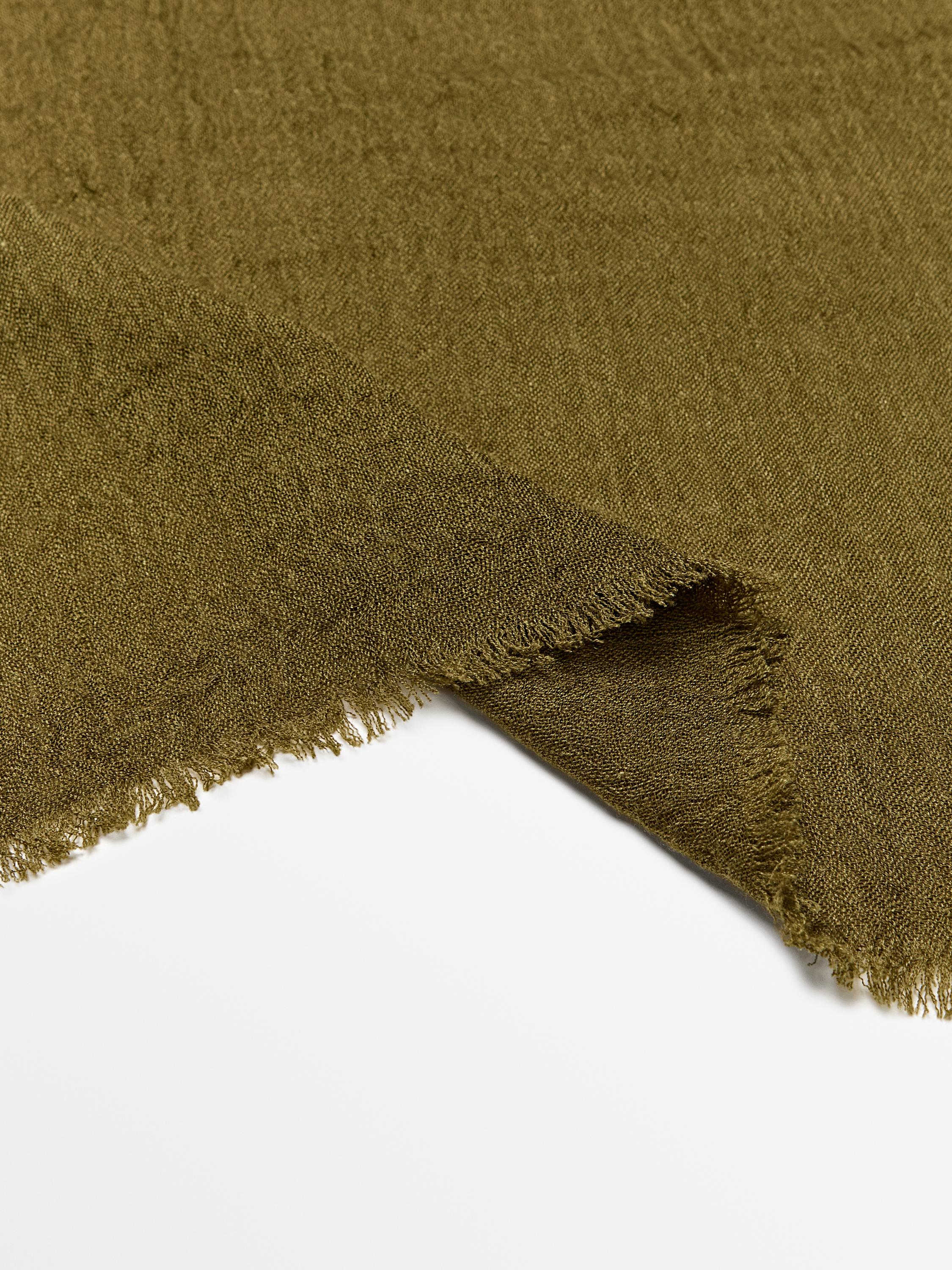 Lightweight wool blend scarf