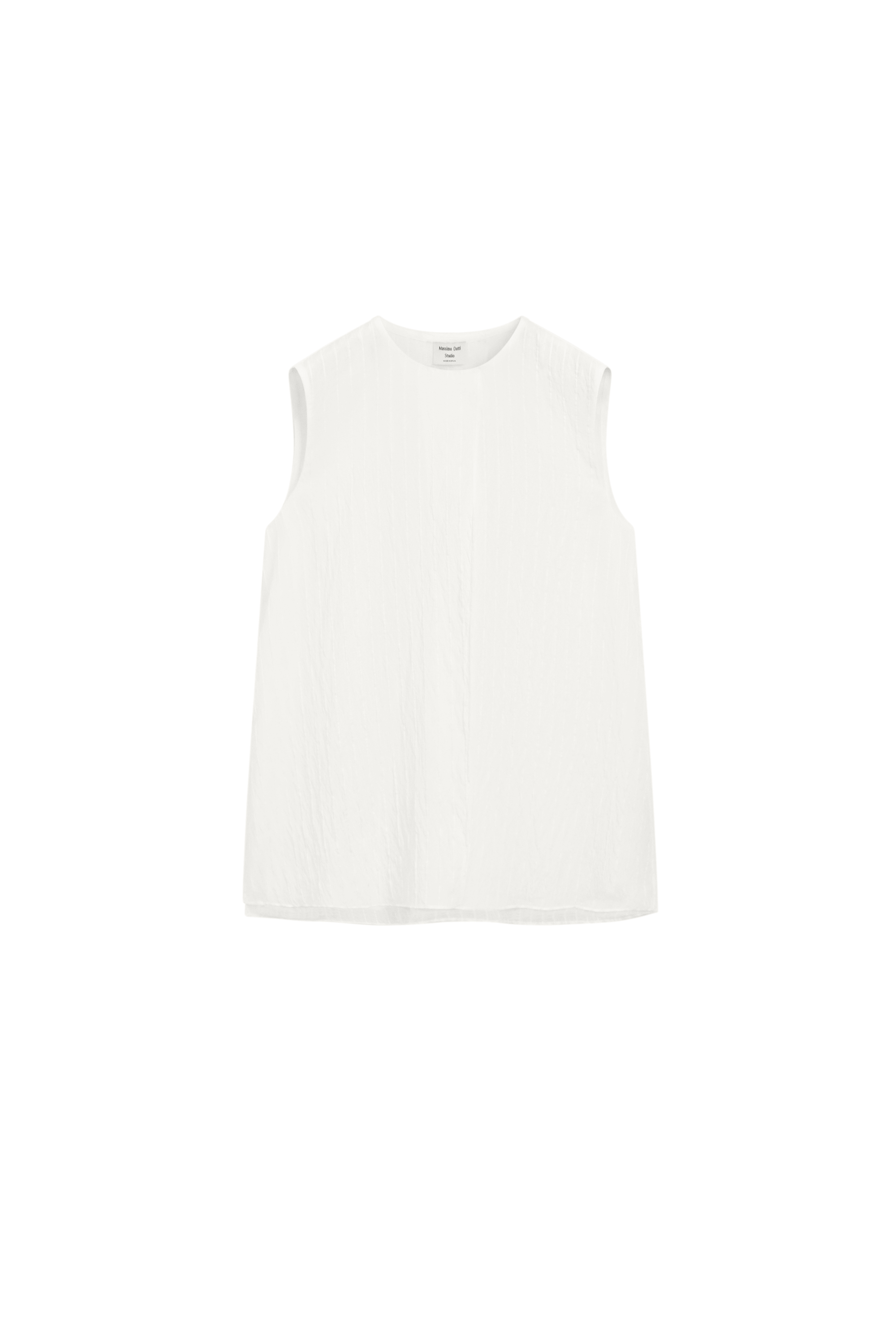 Massimo Dutti Katmanlı dökümlü top - STUDIO görsel 8