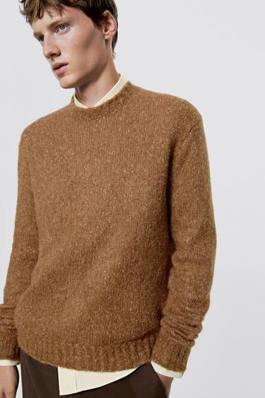 Flecked knit sweater - LIMITED EDITION — CAMEL 2