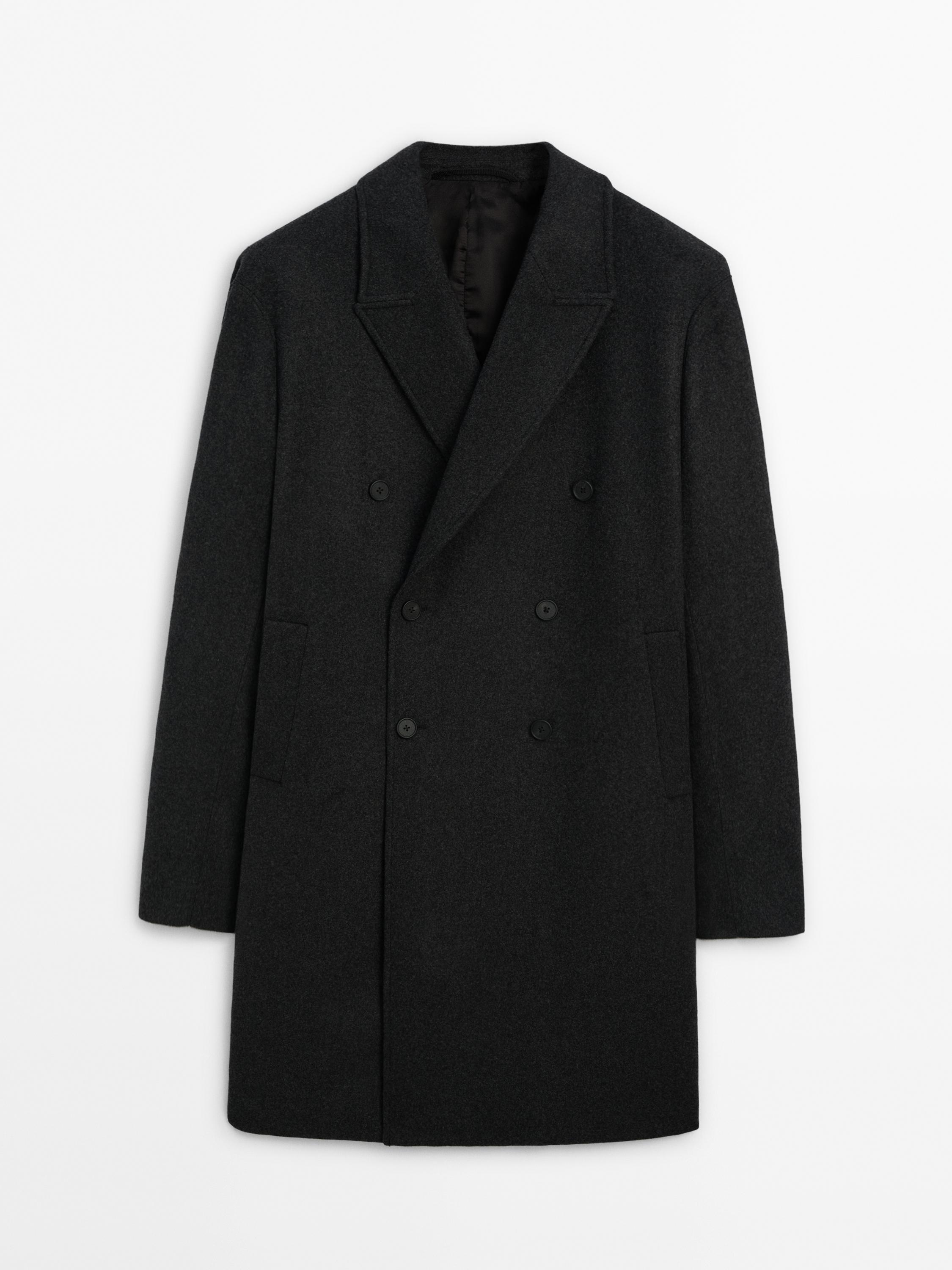 100% wool double-breasted coat - Limited Edition