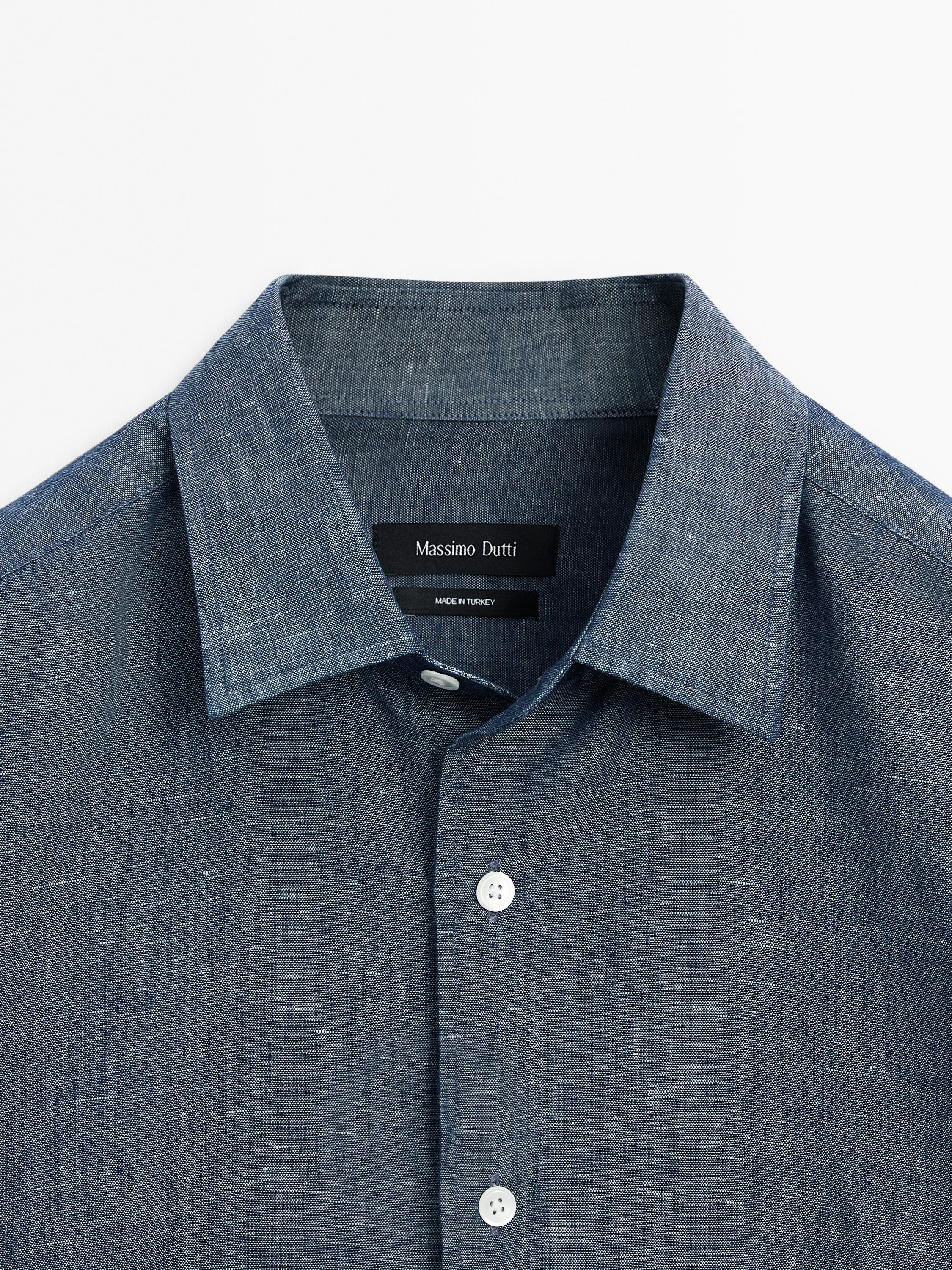 Camisa denim regular fit