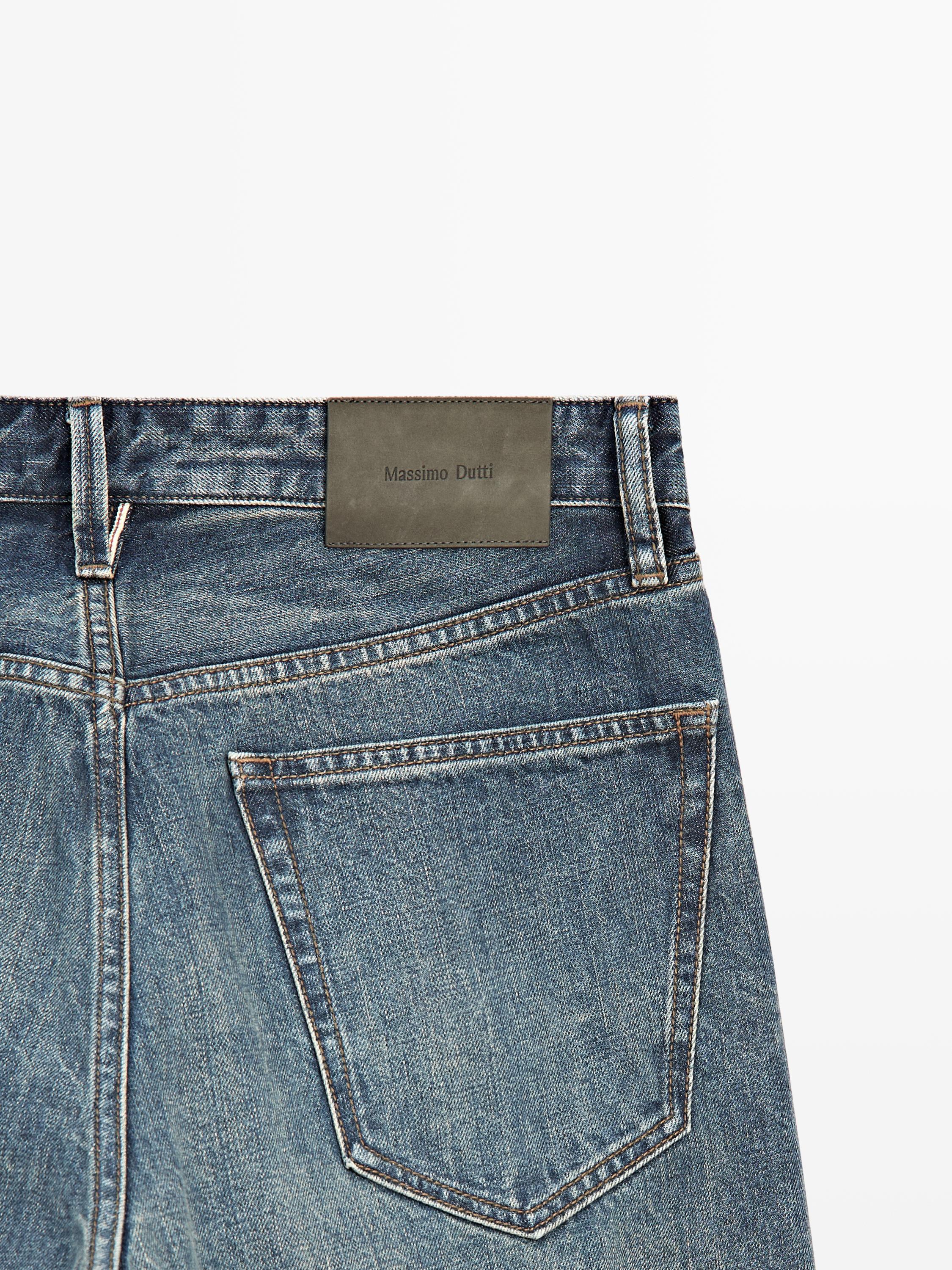 Selvedge fit jeans — MEDIUM BLUE