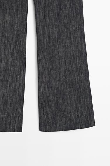 Cropped flare pants — INDIGO 7