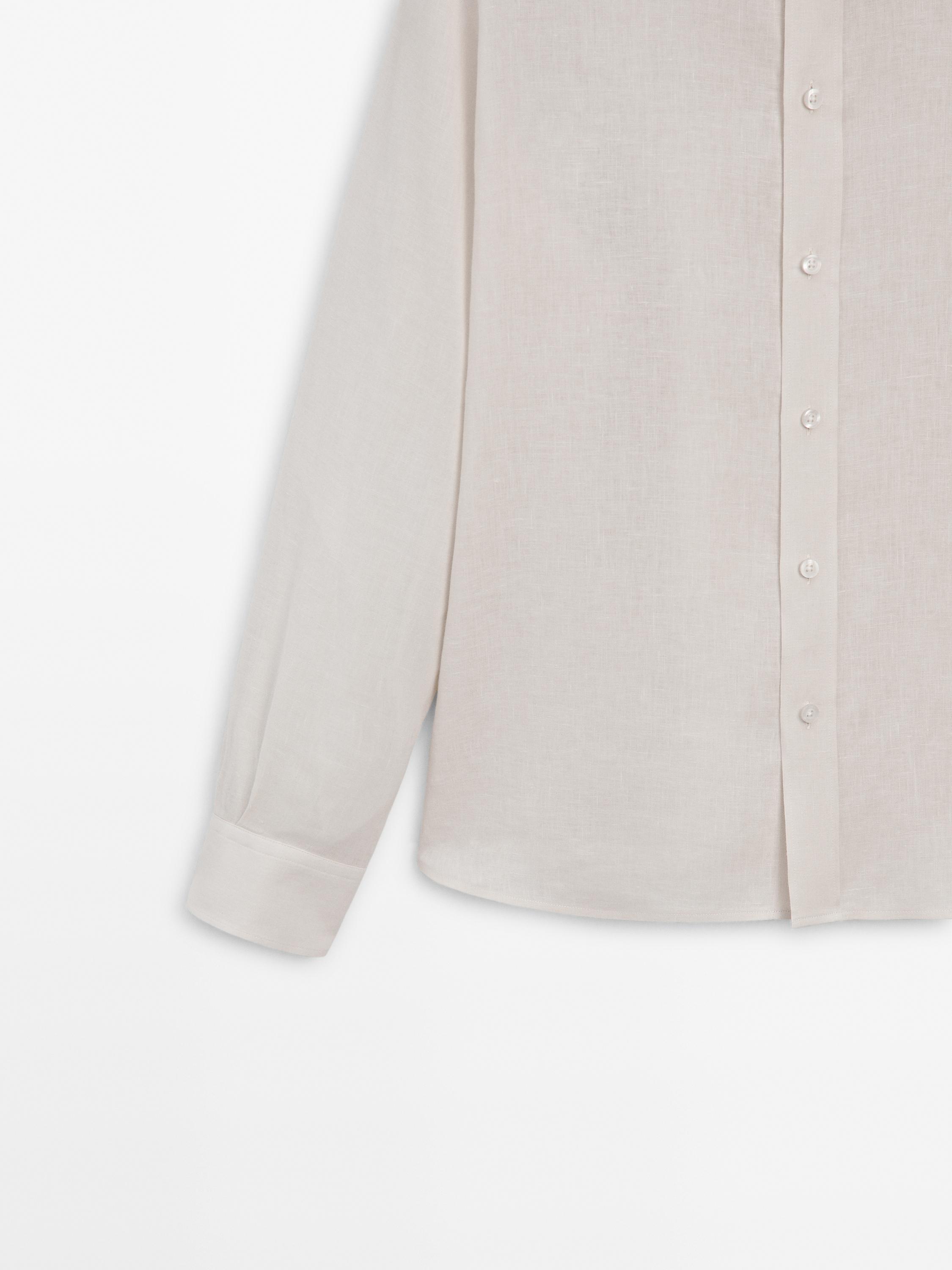 100% linen shirt
