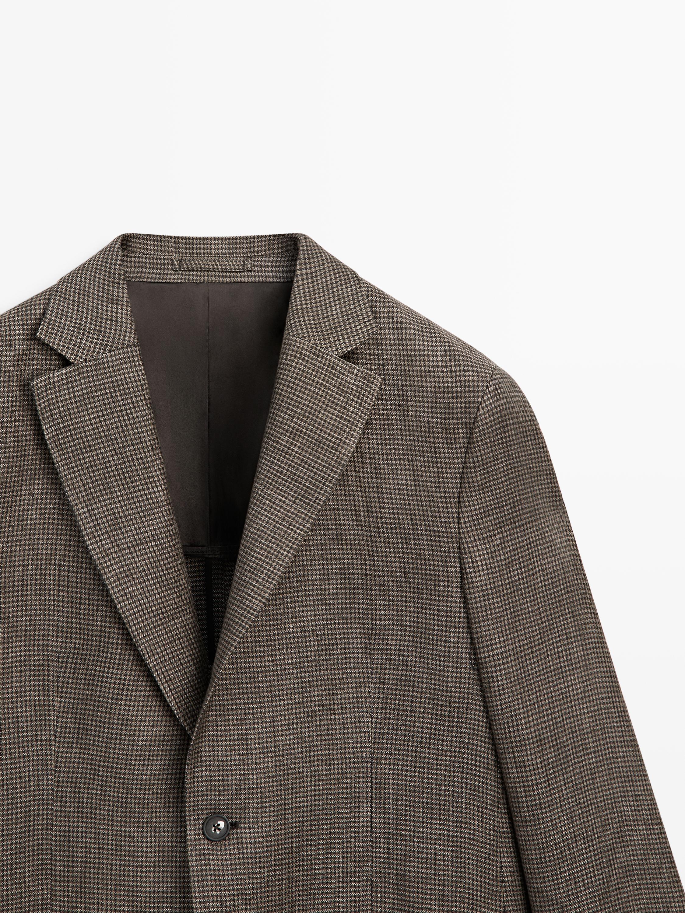 100% linen blazer with pocket details — OCHRE