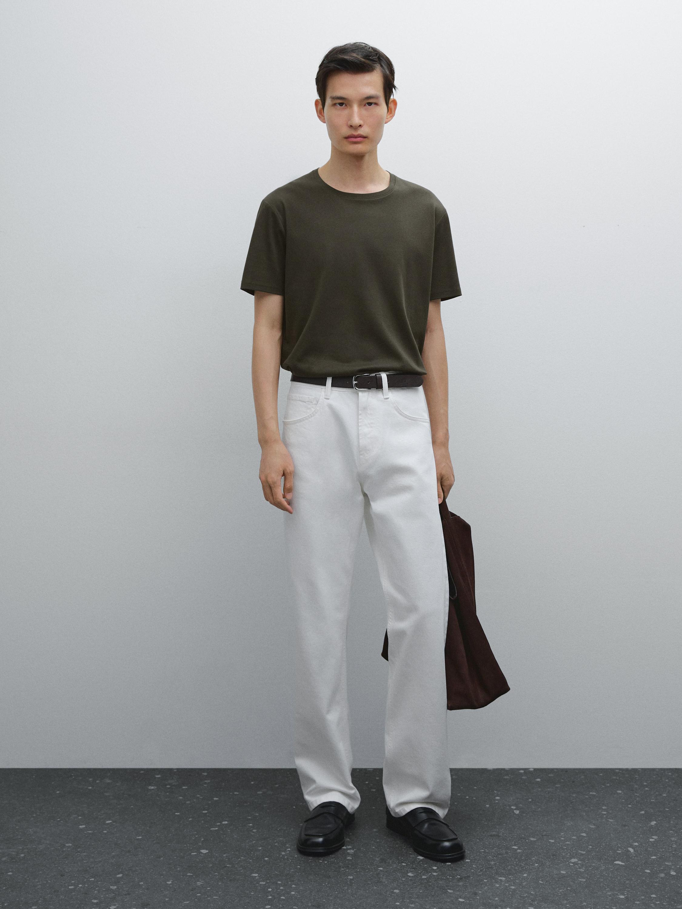 T-shirt 100 % coton mercerisé