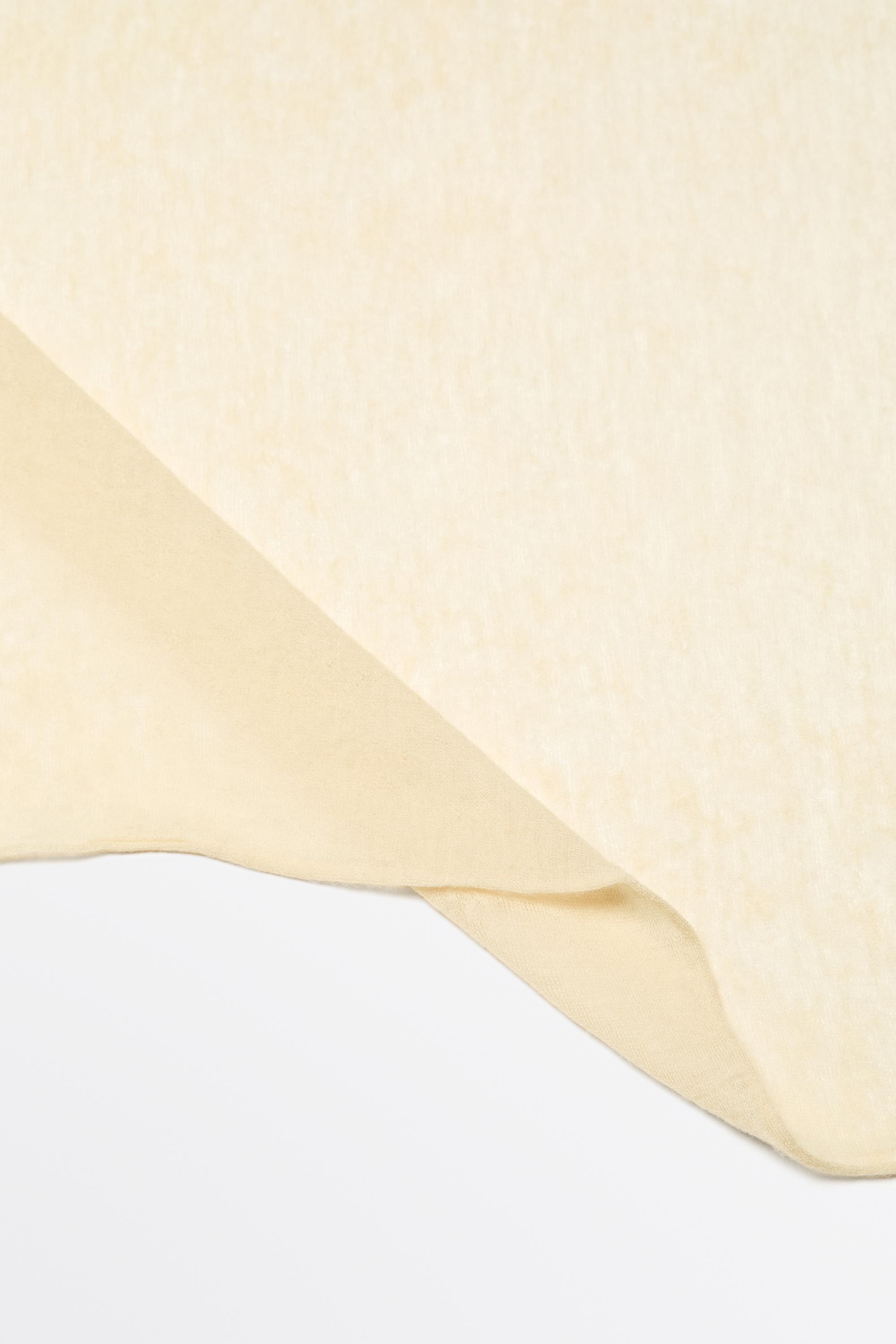 100% Cashmere scarf — Vanilla