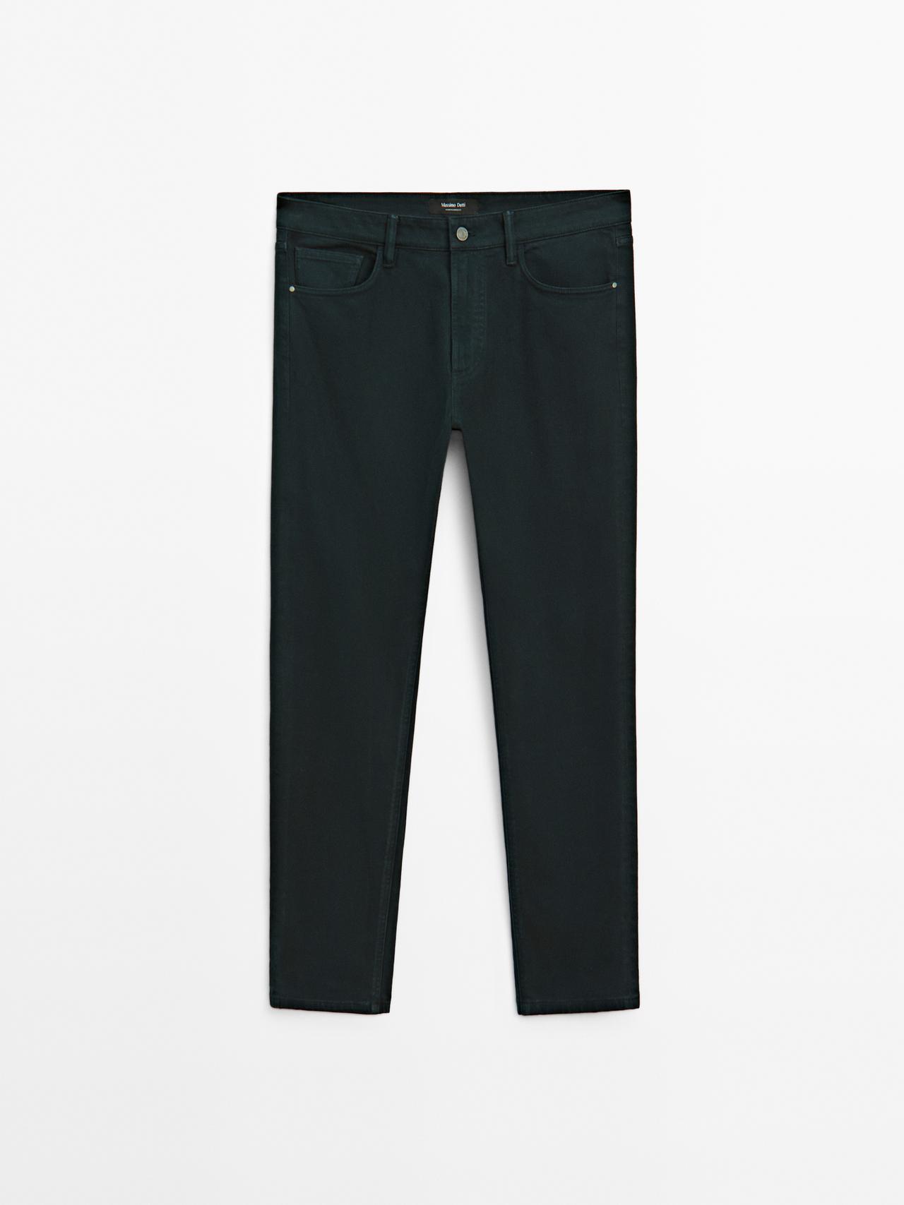 Massimo Dutti - Herre - Slim Fit Jeans - Marineblå - 31