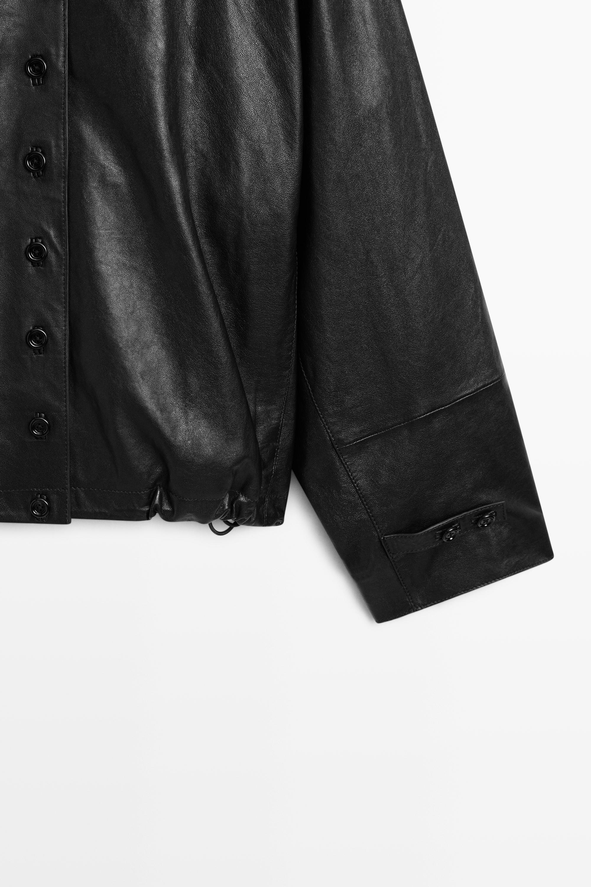 Women's Leather Jackets - Massimo Dutti - US