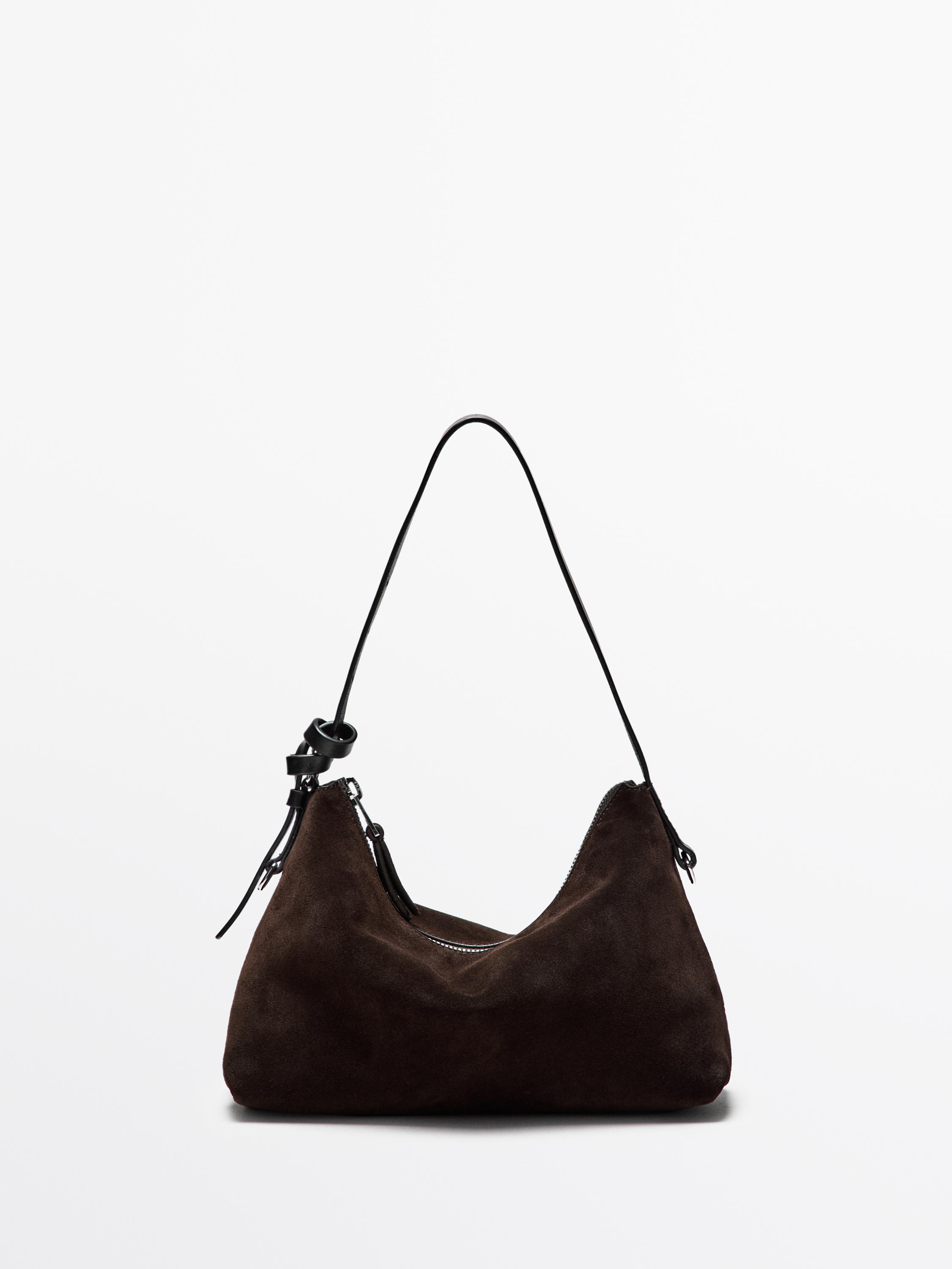 Petit sac en croûte de cuir