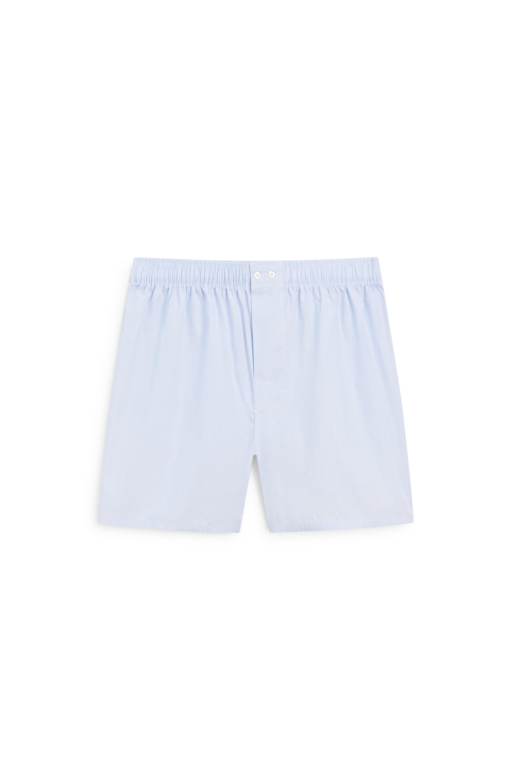 Massimo Dutti %100 pamuklu mikro çizgili boxer