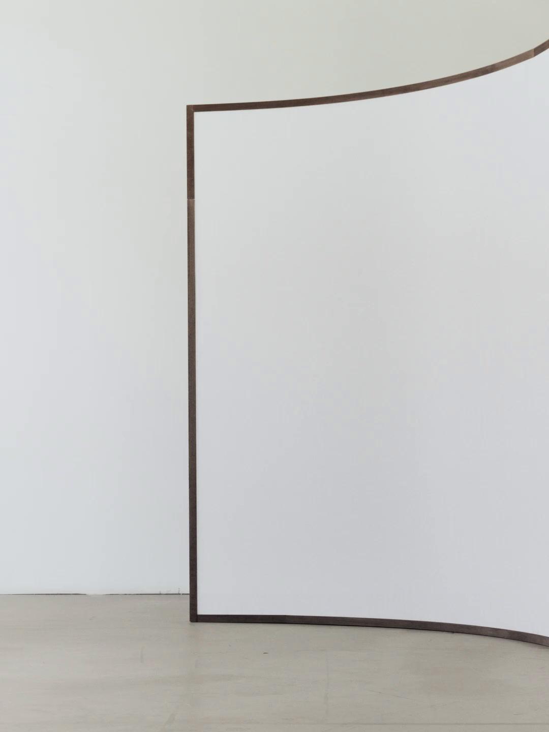 Striped flowing shirt with stand collar