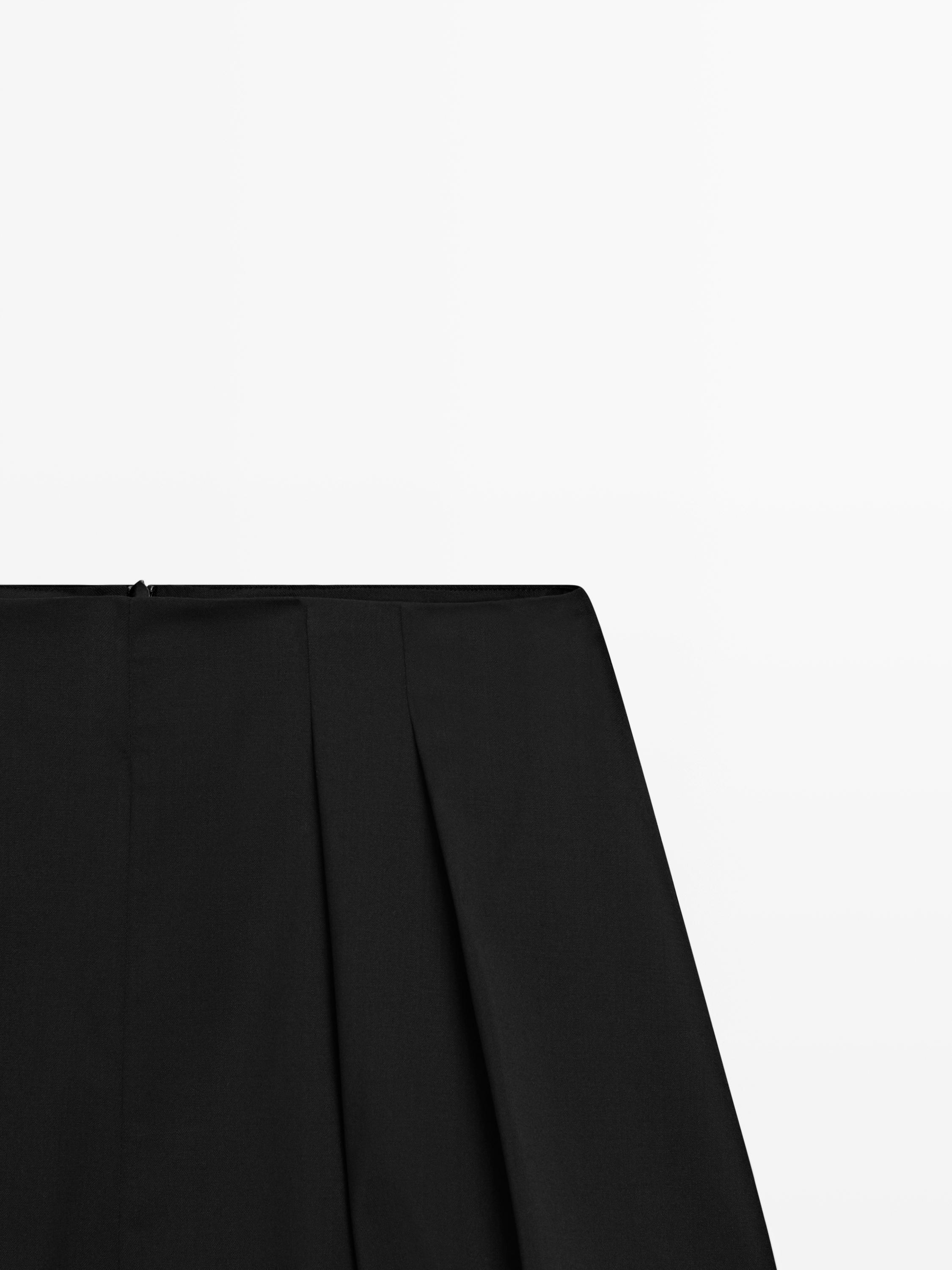 Short balloon Bermuda shorts - STUDIO — BLACK