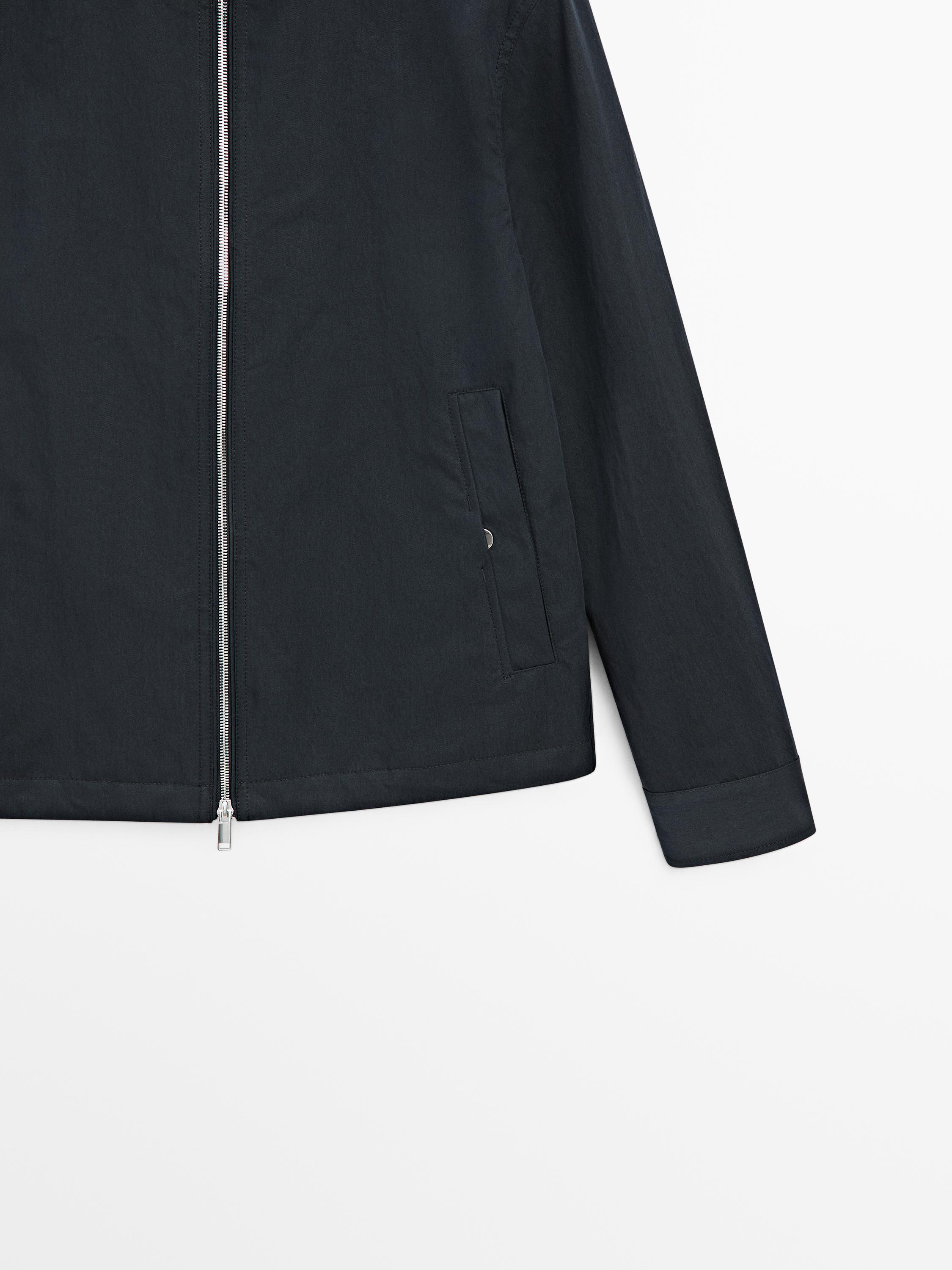 Short jacket with pocket details — NAVY BLUE