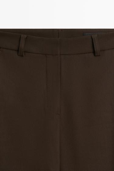 Technical flare fit pants — Chocolate 9