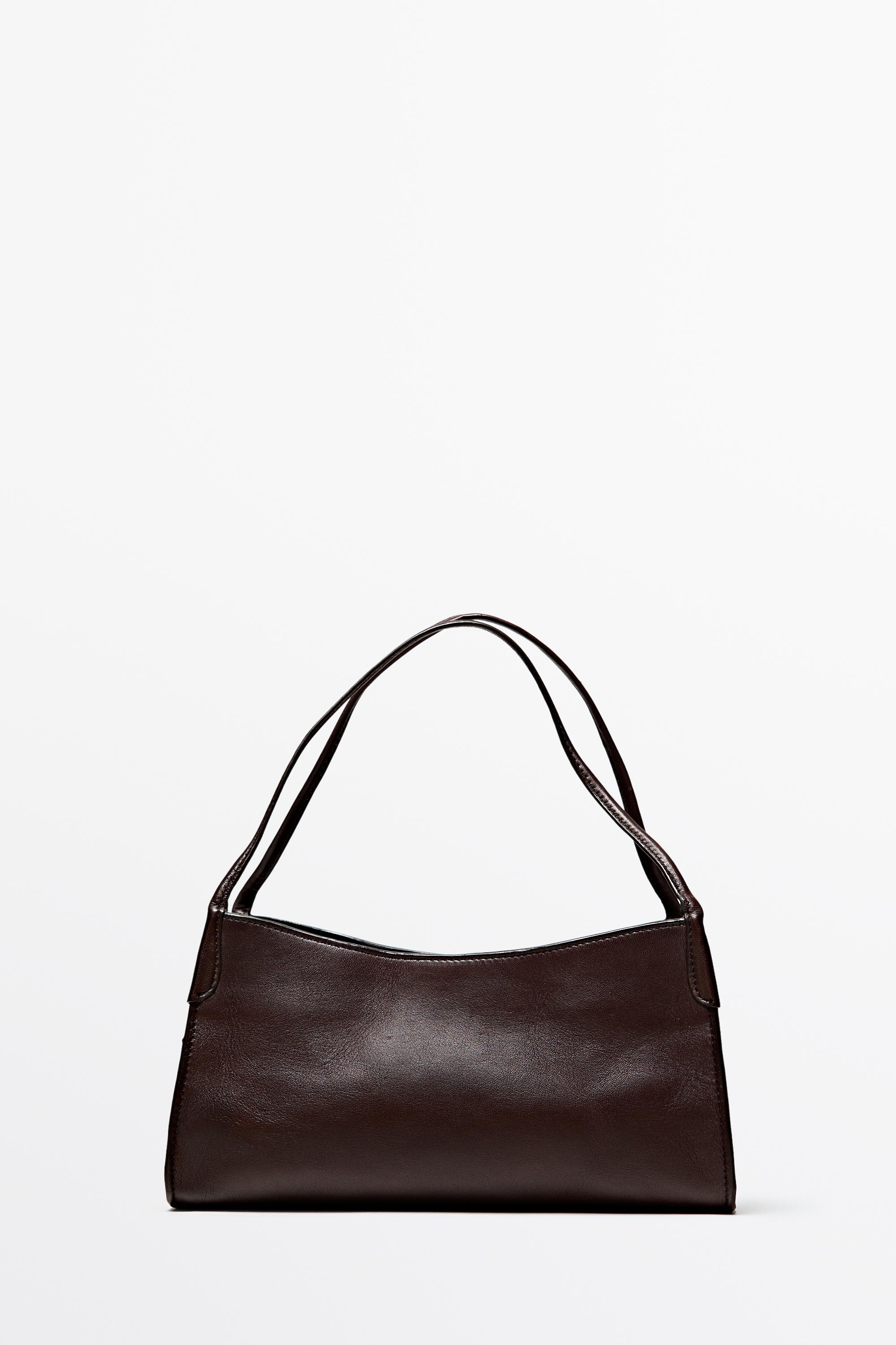 Nappa leather satchel