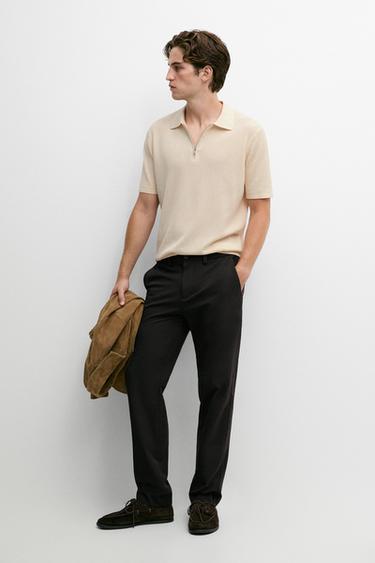 Regular-fit technical pants — BLACK 1