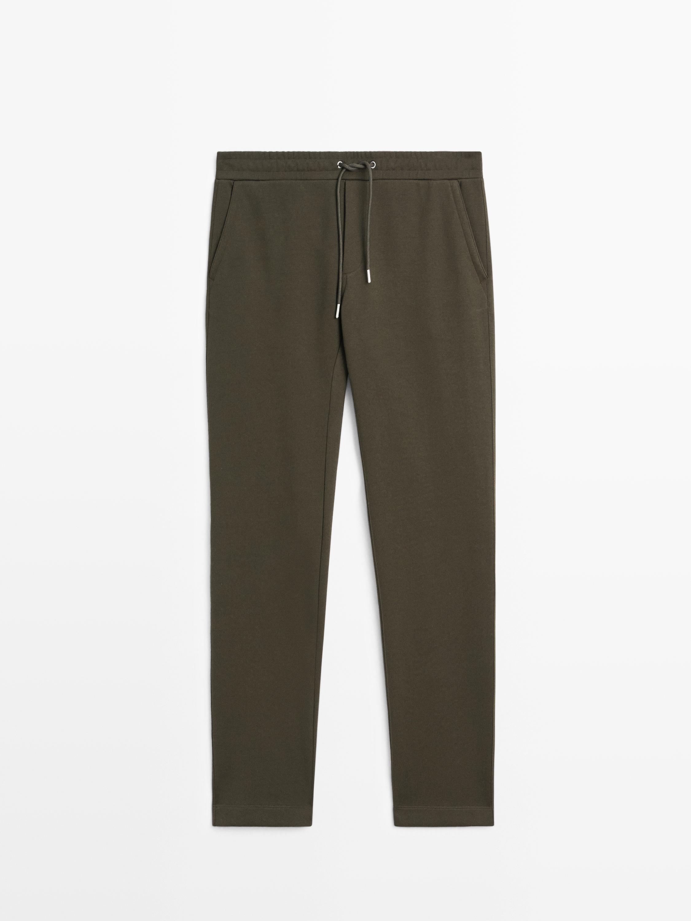 بنطلون رياضي بشريط خصر مرن