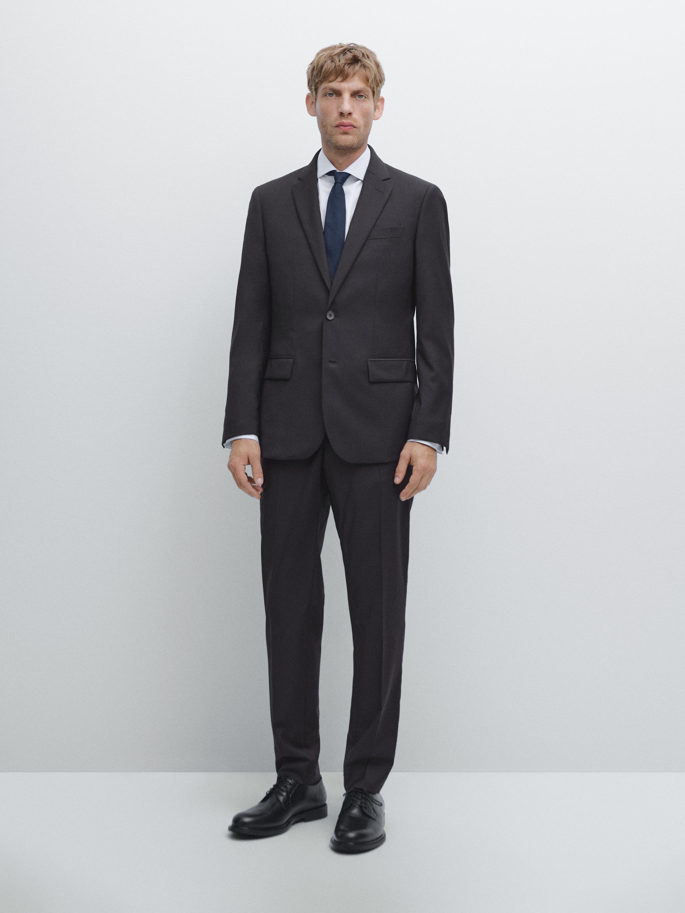 100% wool suit blazer
