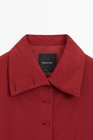 Short lightweight quilted jacket — BRIGHT RED 9