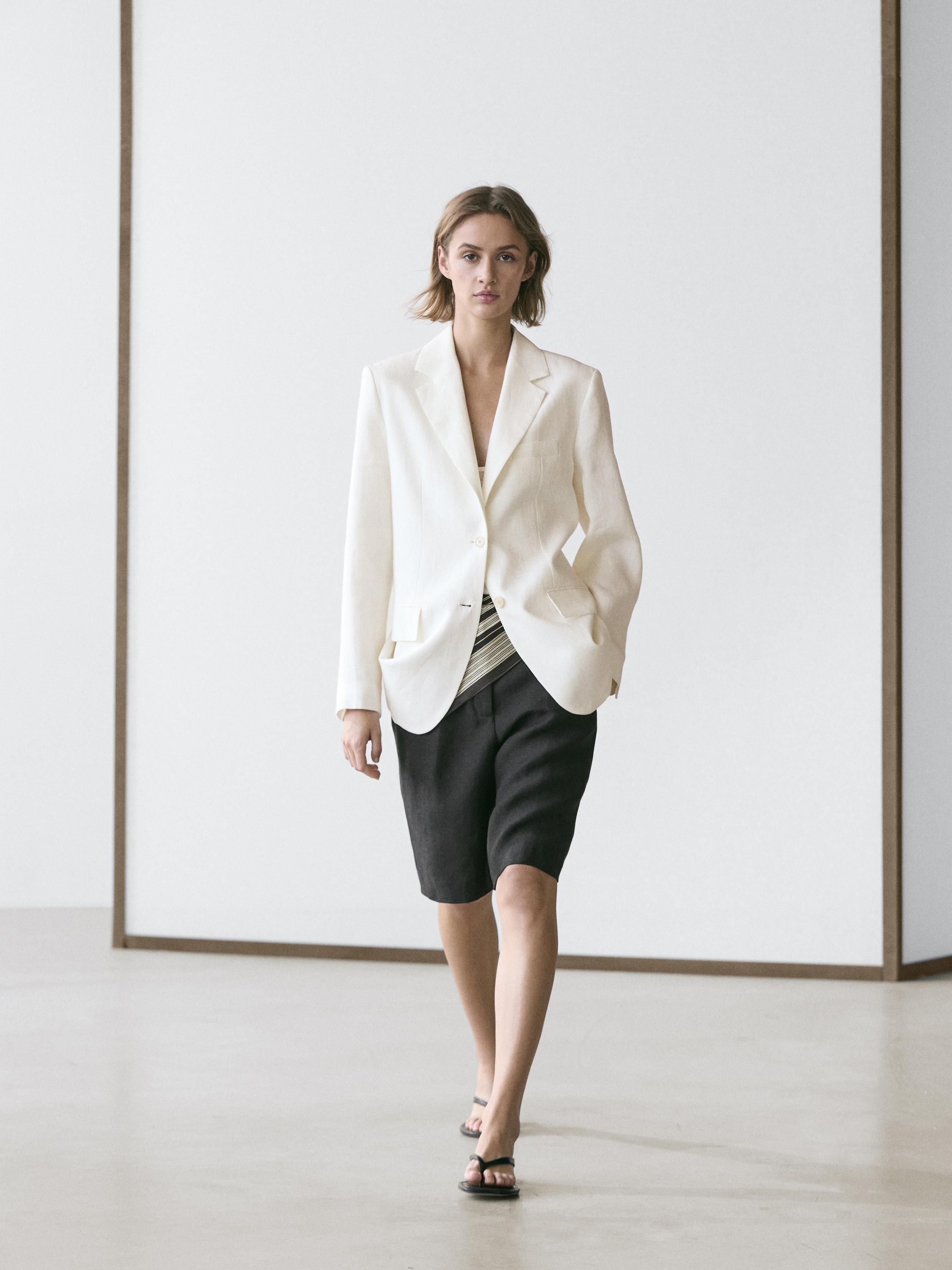 Bermuda lunghi in lino