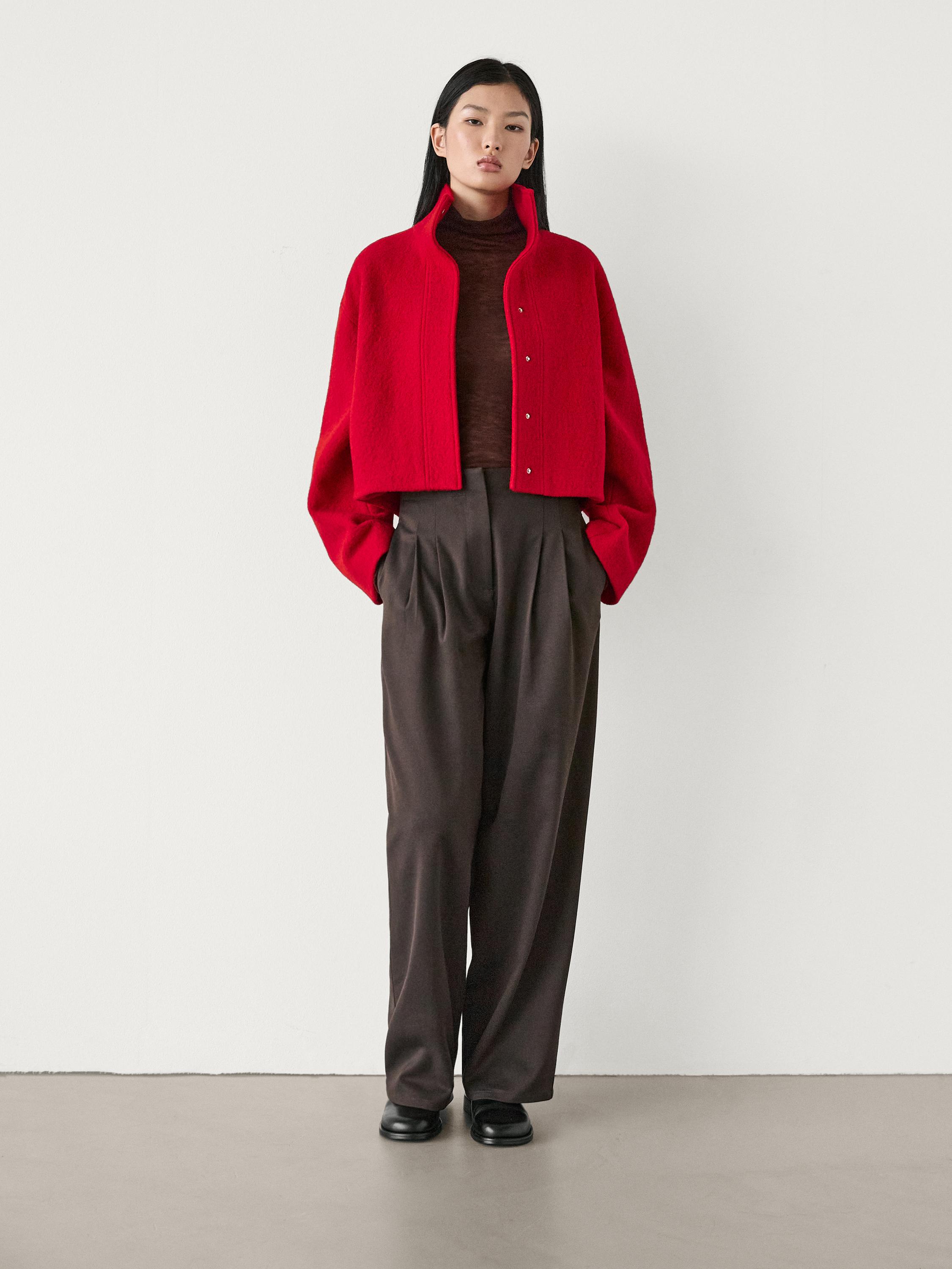 Women's cropped jackets - Massimo Dutti