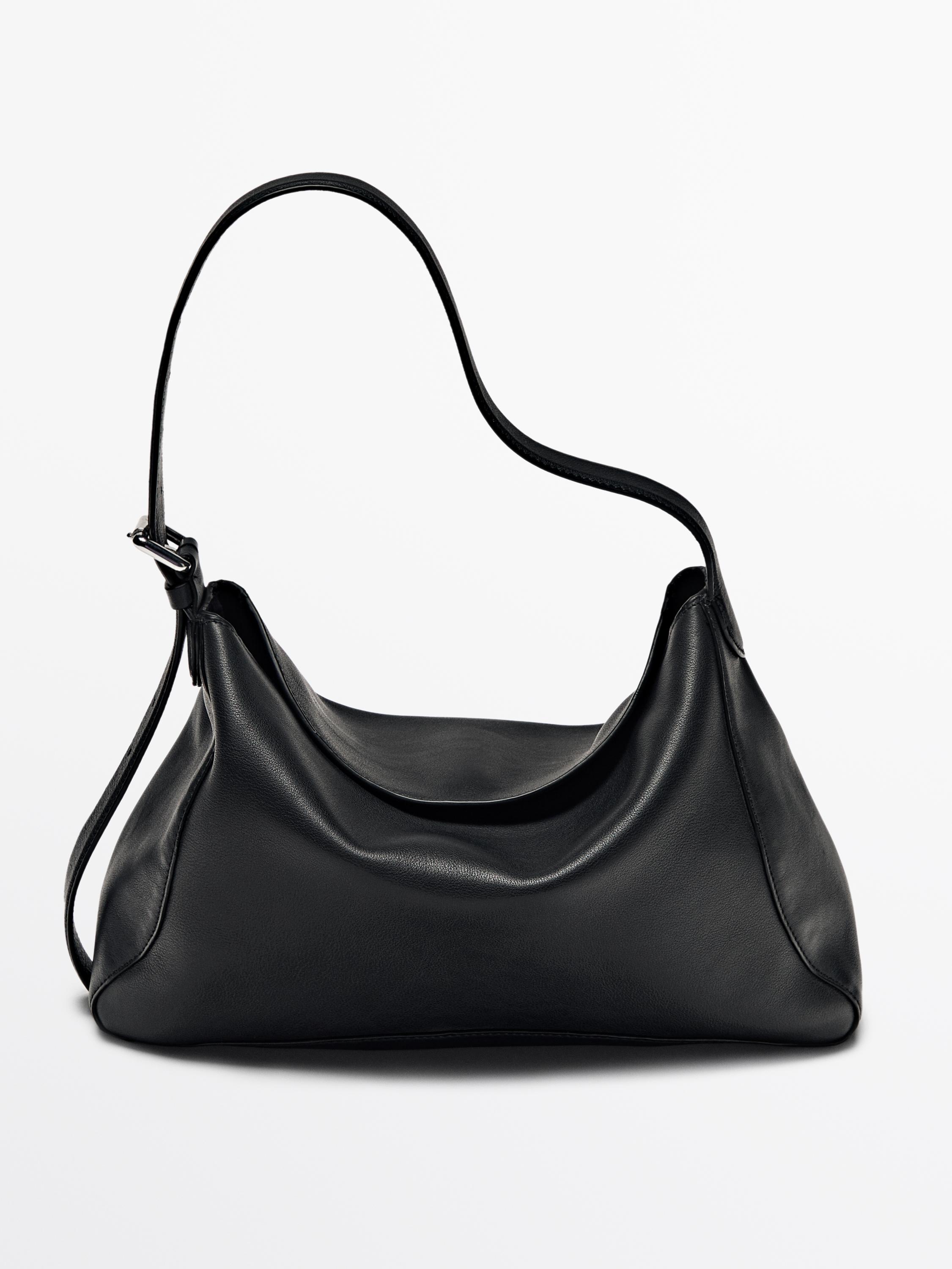 Nappa Leather Bag Black Brown Accessories Massimo Dutti nappa-leather-bag-black-brown-accessories-massimo-dutti