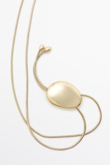 Lariat necklace — GOLDEN 3