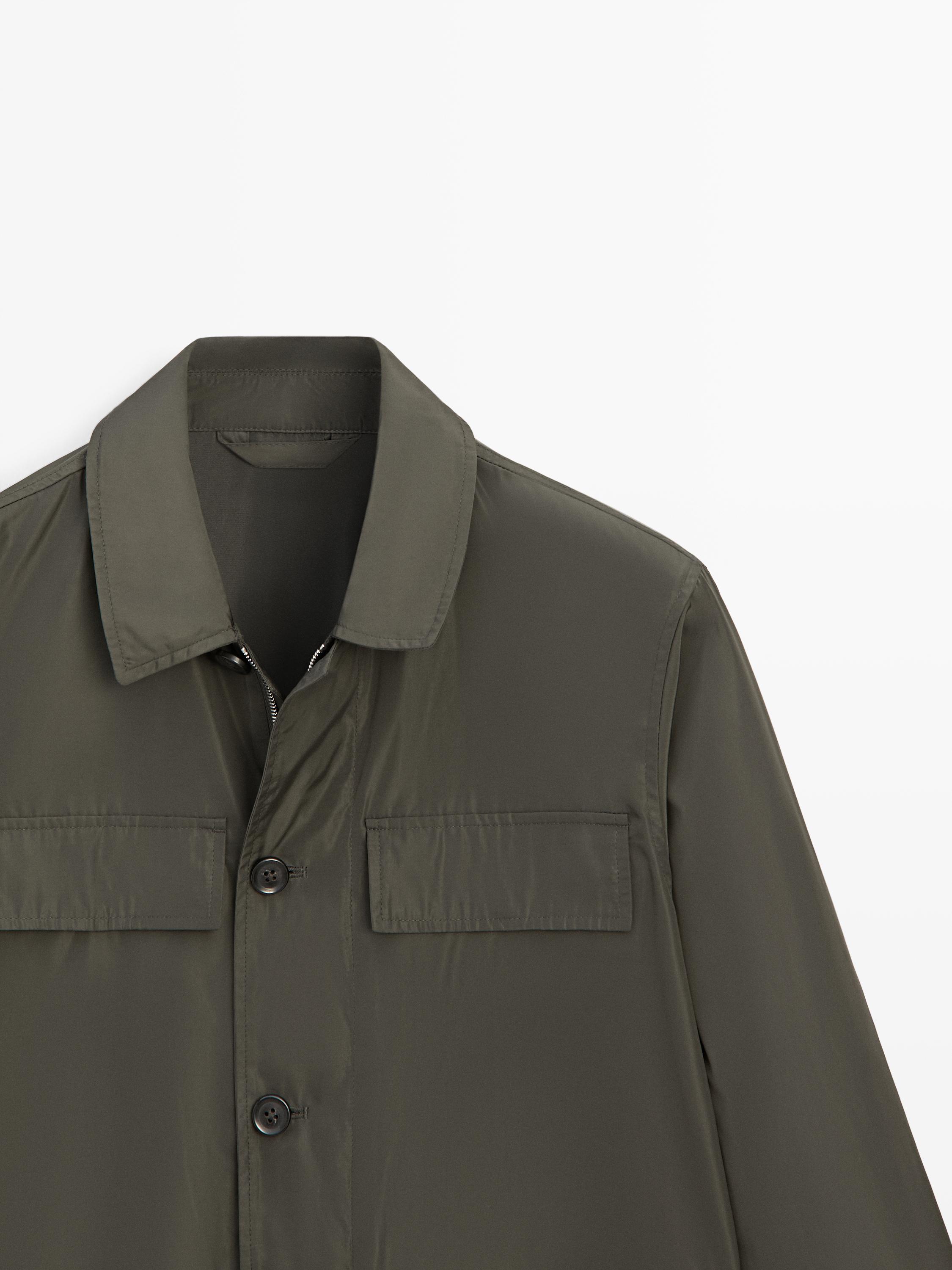 Lightweight jacket with pockets — KHAKI