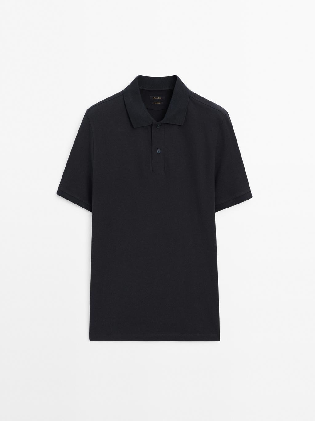 100% cotton short sleeve polo sweater · Navy Blue · Polo Shirts And T ...