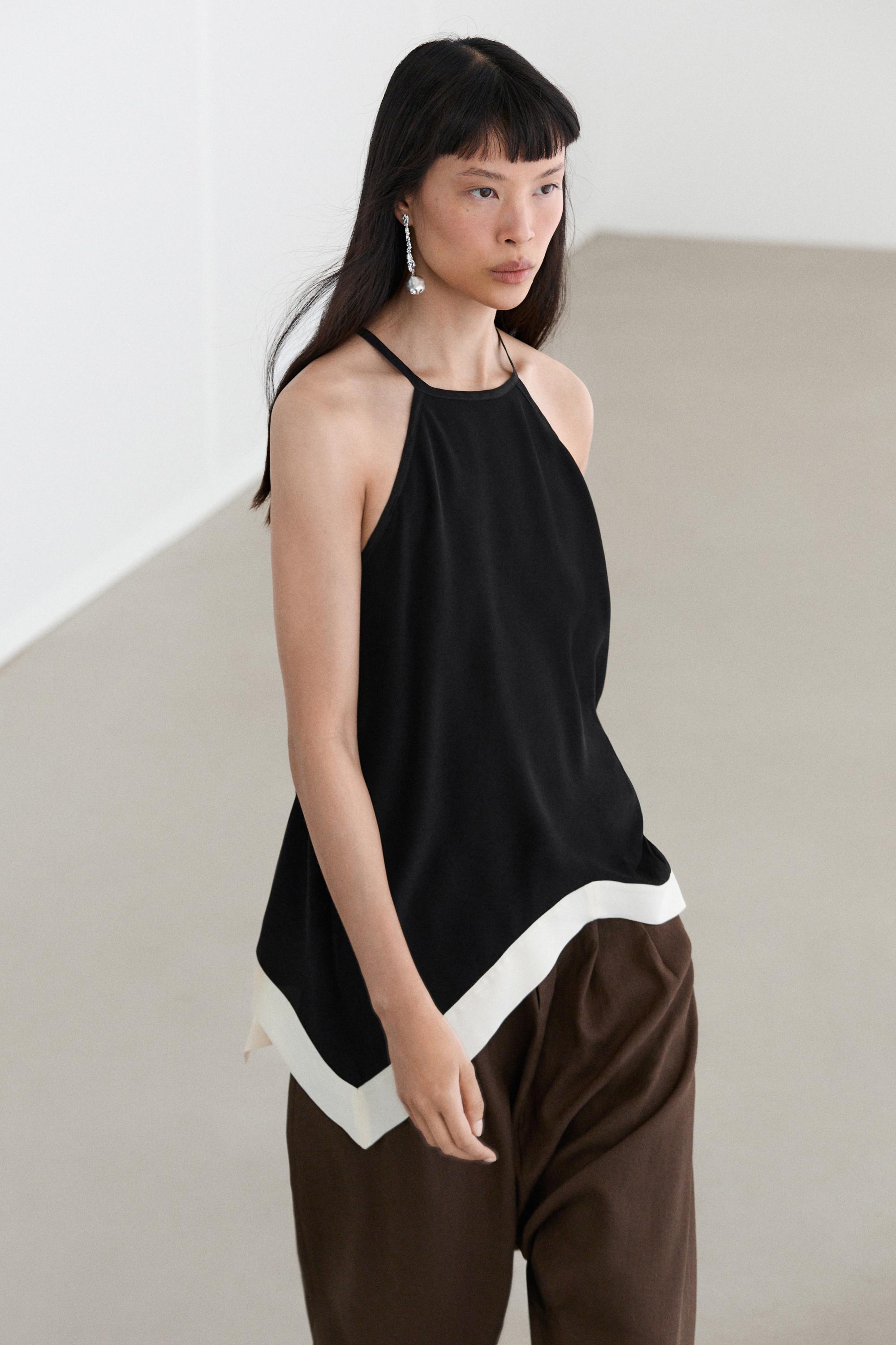 Darted sarouel trousers — BROWN