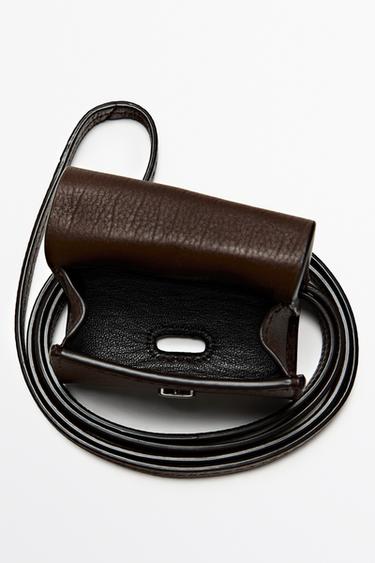 Nappa leather AirPods case — BROWN 4