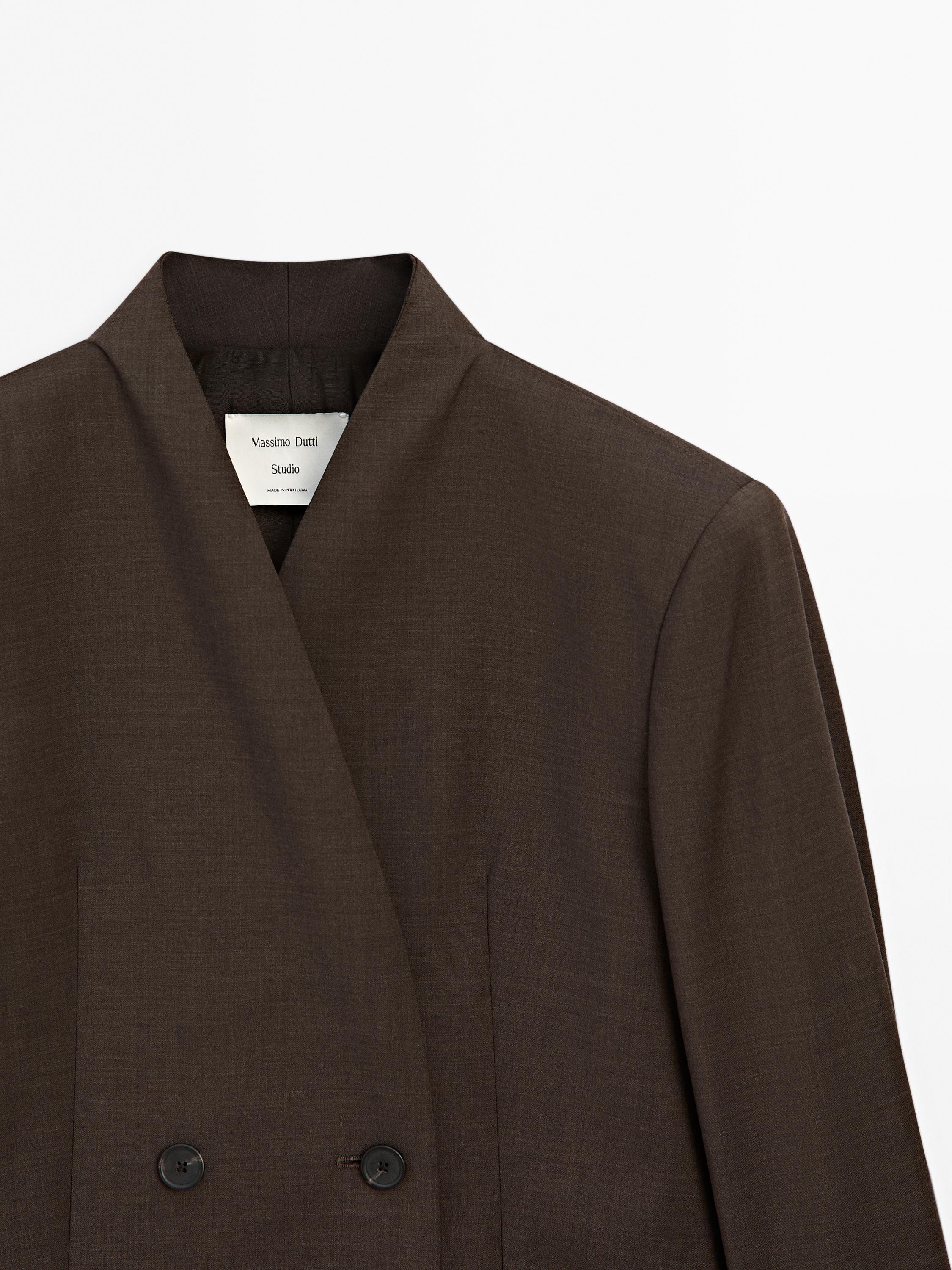 Americana curta encreuada - STUDIO