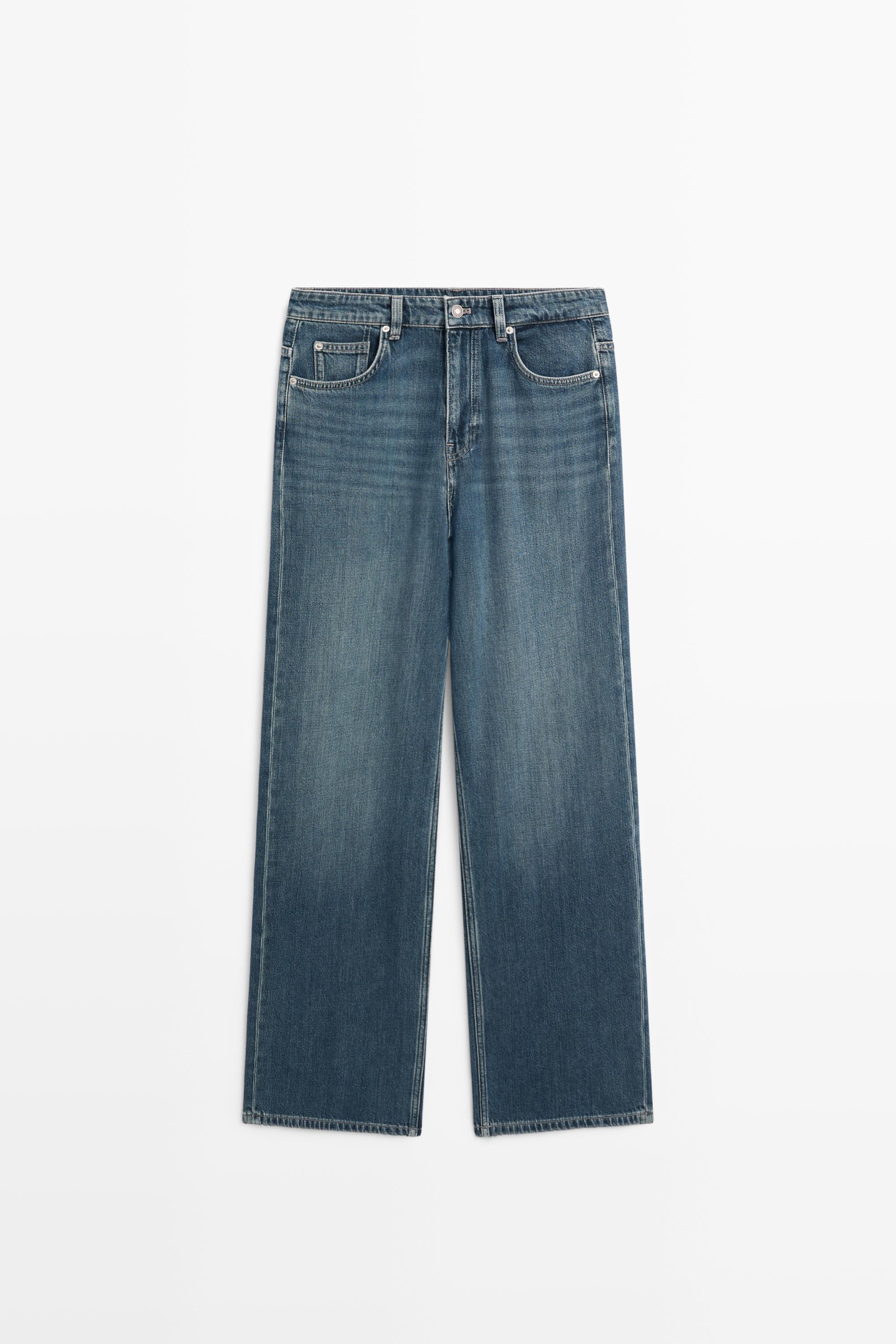 ג'ינס Wide leg בסגנון relaxed