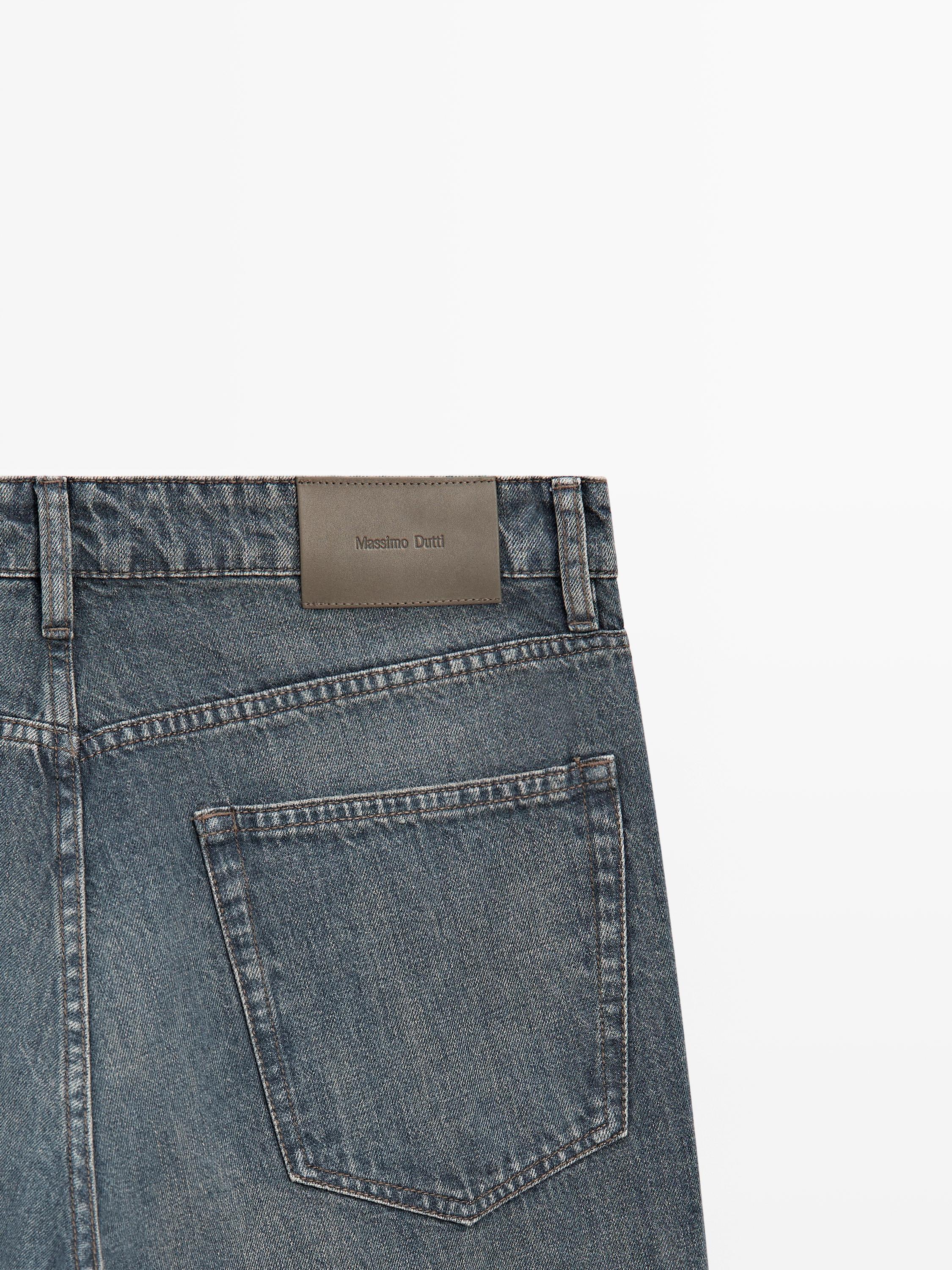 Tapered fit jeans — DARK BLUE