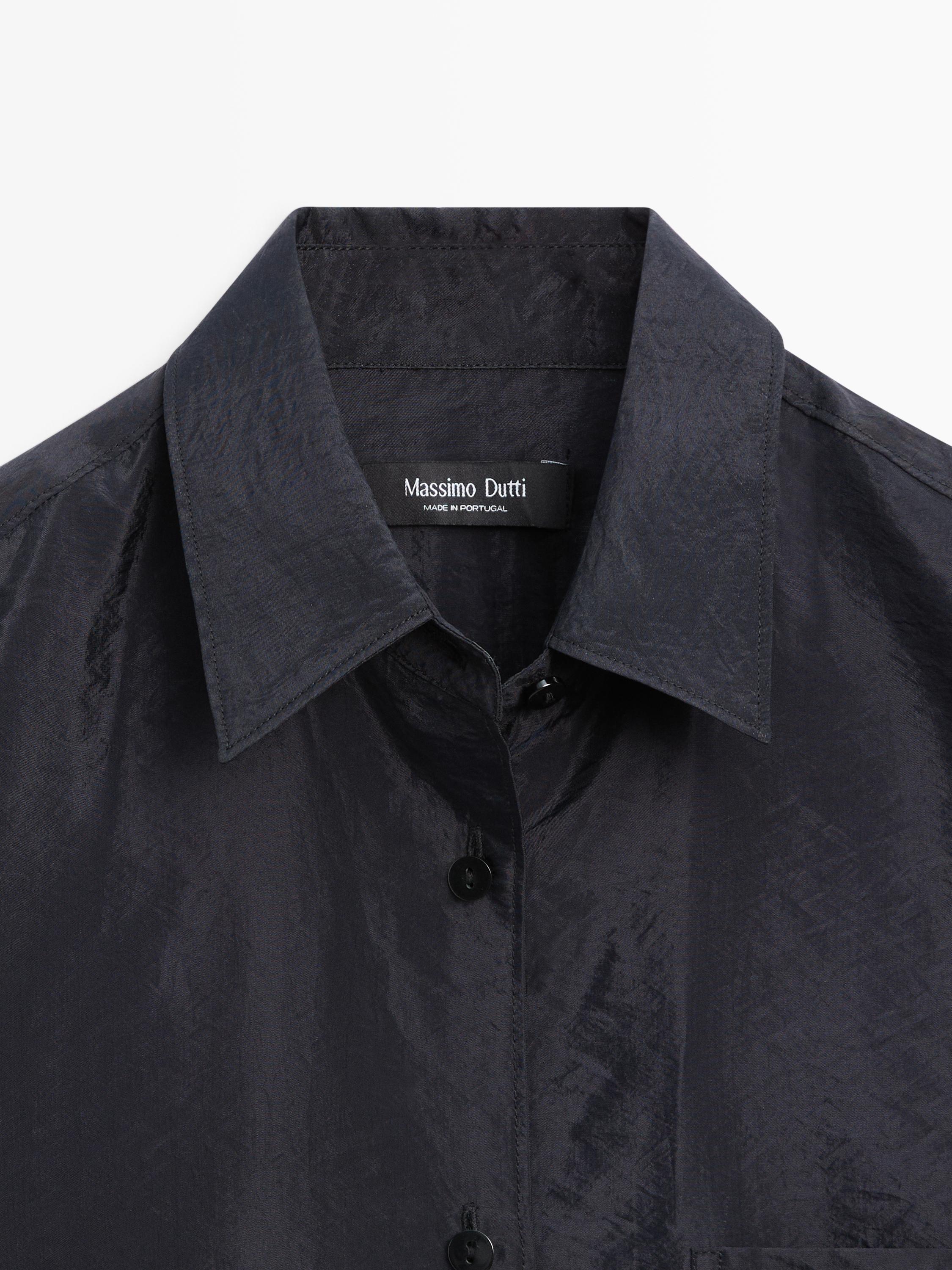 Flowing technical shirt — DARK NAVY