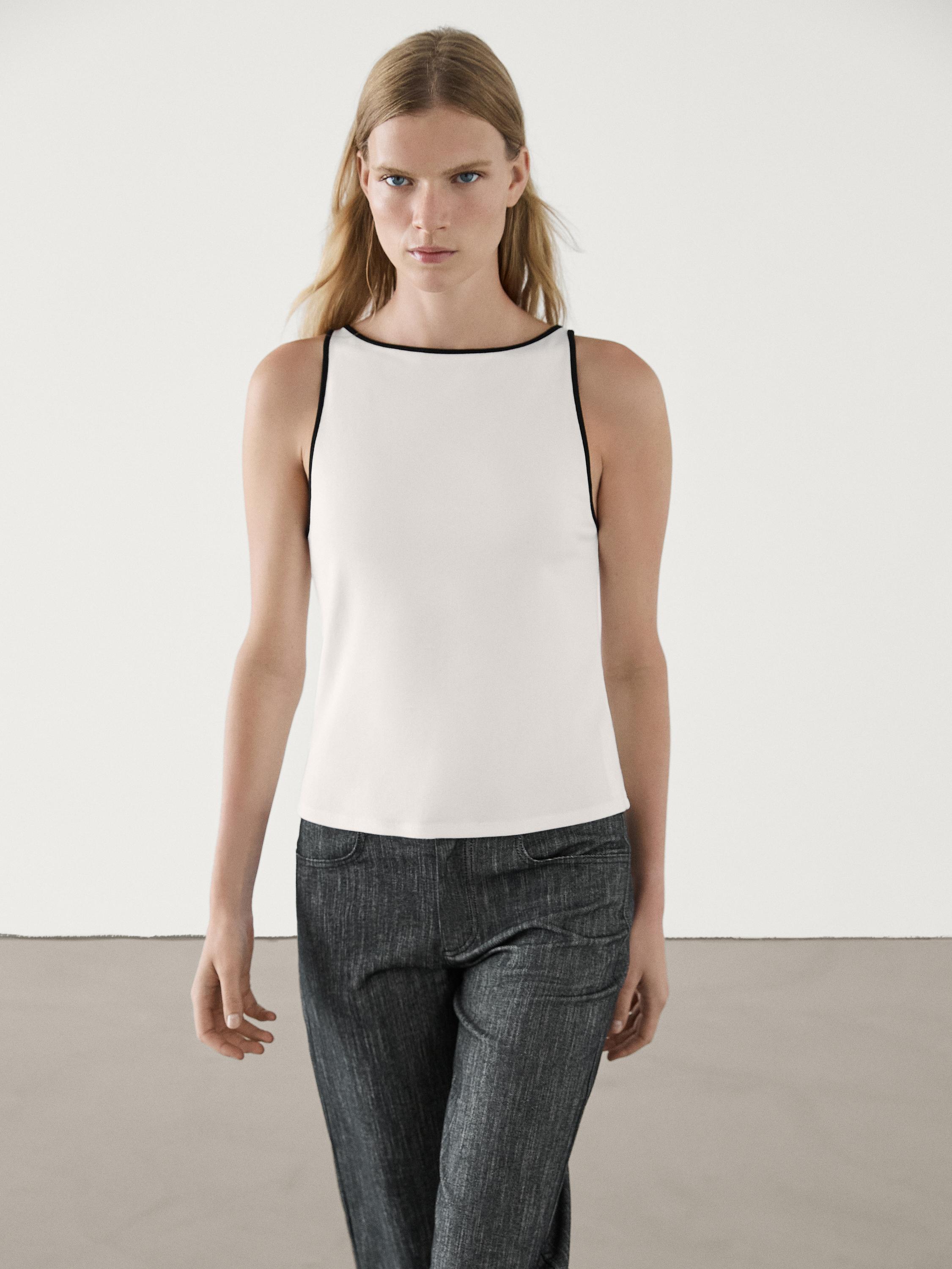 Women's T-Shirts - Massimo Dutti