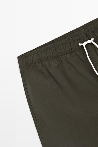 Plain swim trunks — KHAKI 6