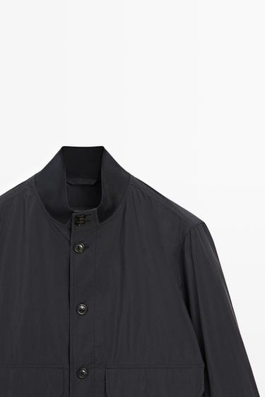 Bomber jacket with pocket details — DARK NAVY 7