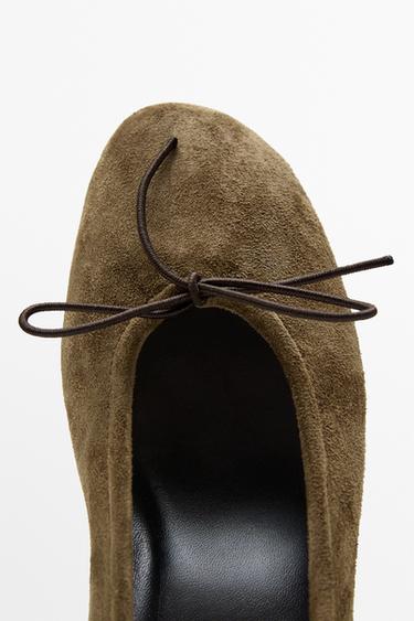 High-heel ballerinas — CAMEL 8