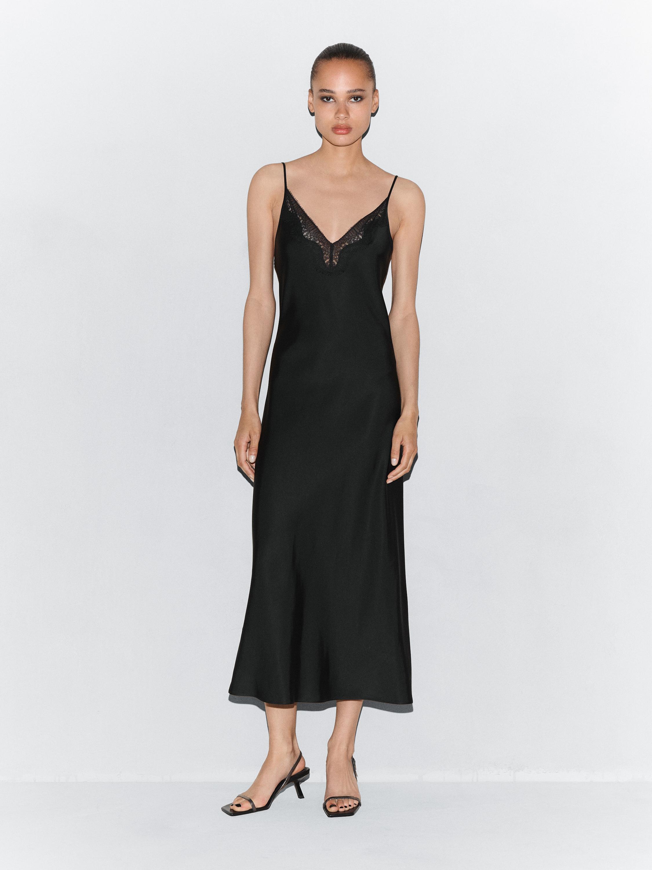 Long Satin Slip Dress