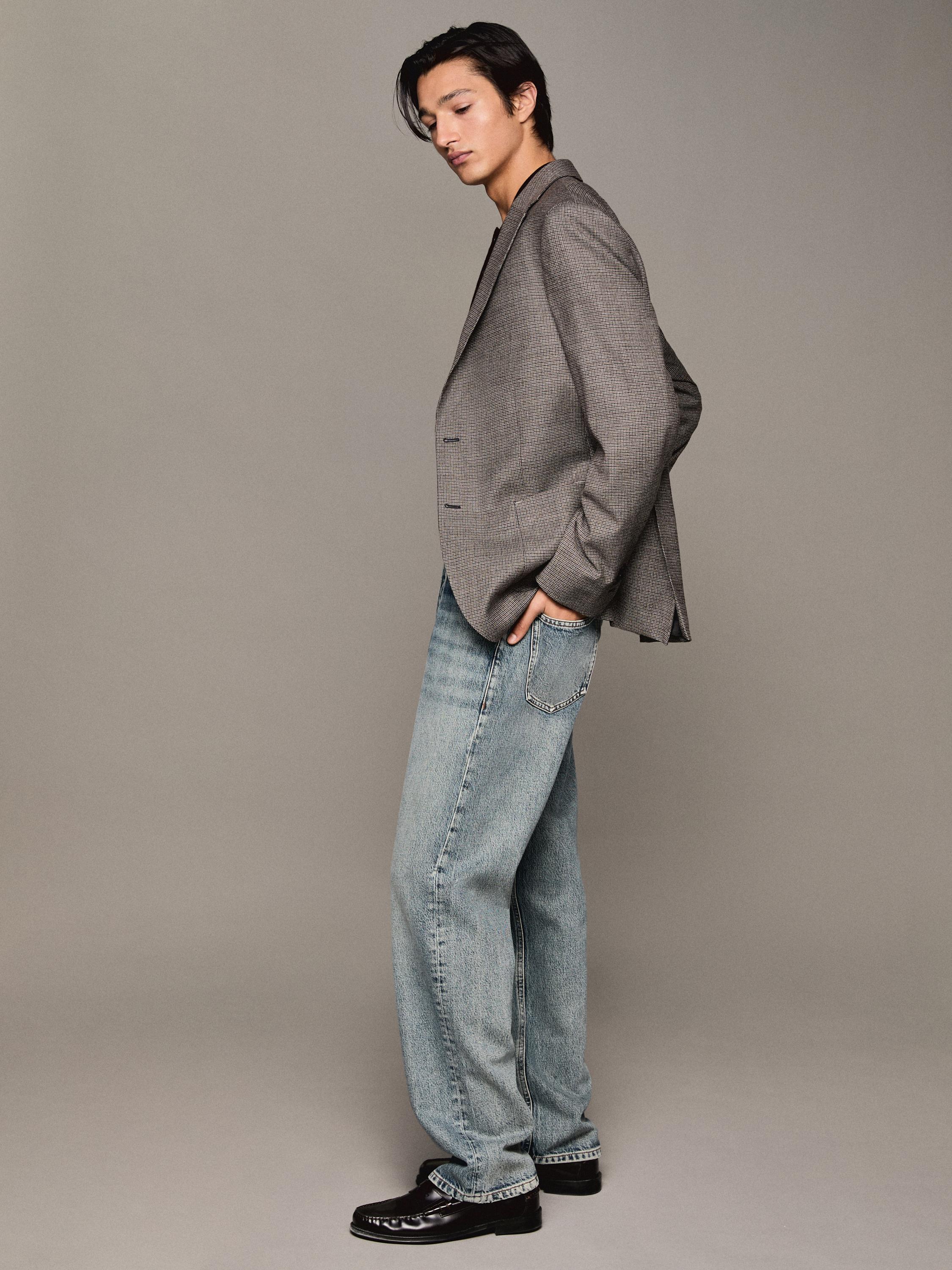 Houndstooth blazer